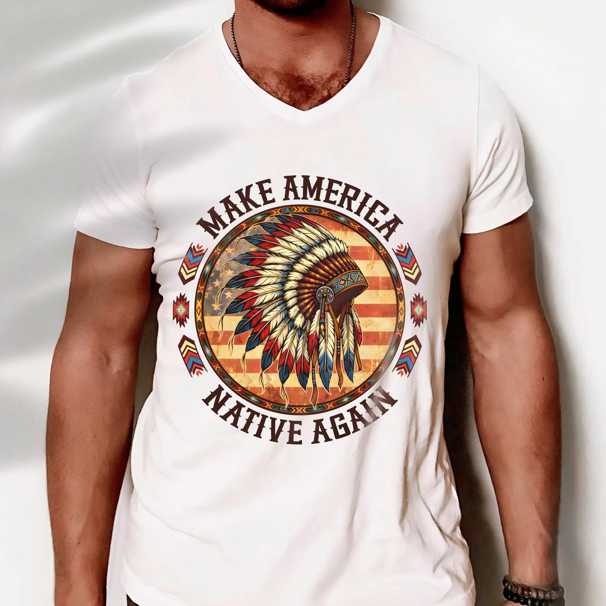 Make America Native Again – Indigenous Pride Unisex T-shirt/T-shirt V-Neck/Hoodie/Sweatshirt
