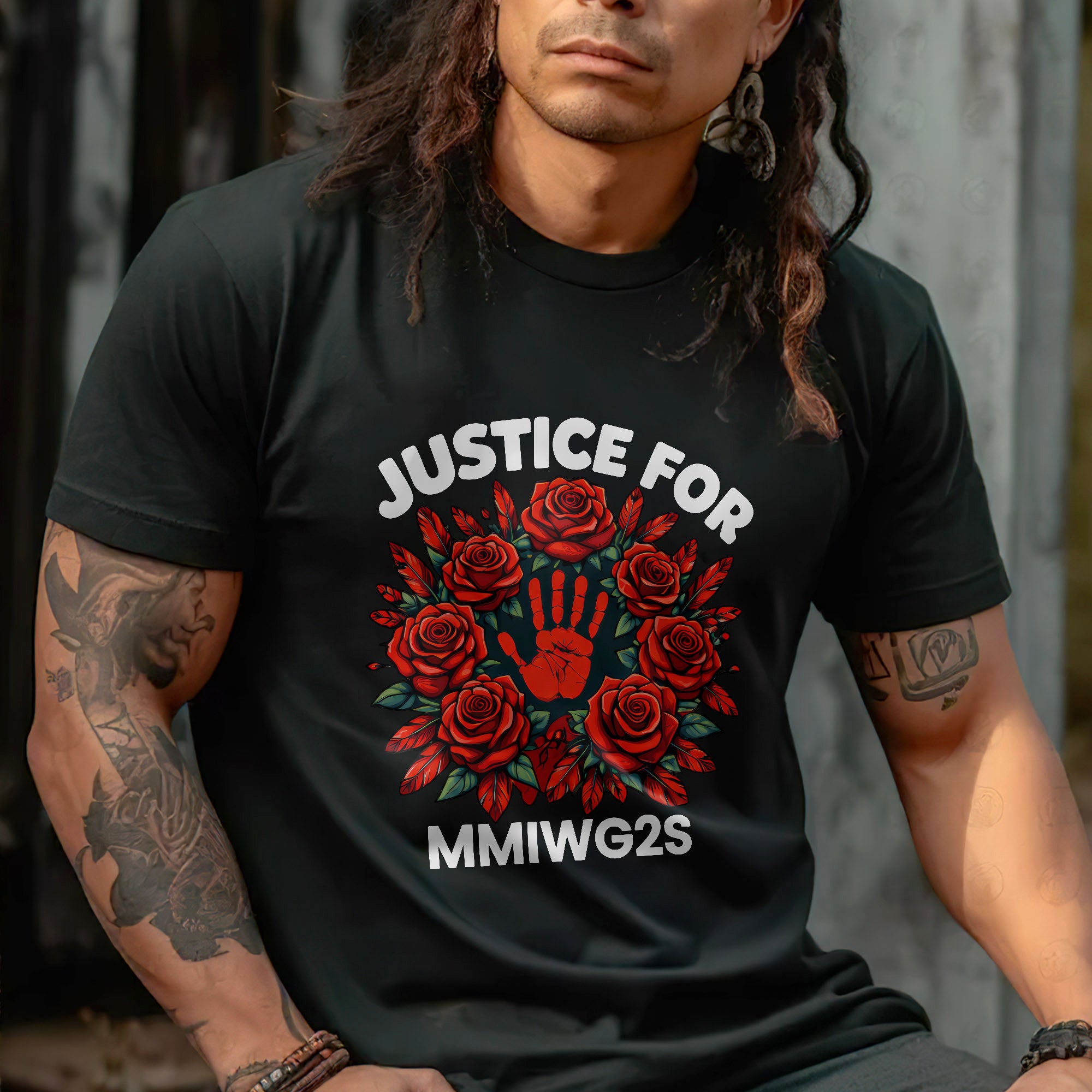 Justice for MMIWG2S Native American Awareness Unisex T-shirt/T-shirt V-Neck/Hoodie/Sweatshirt