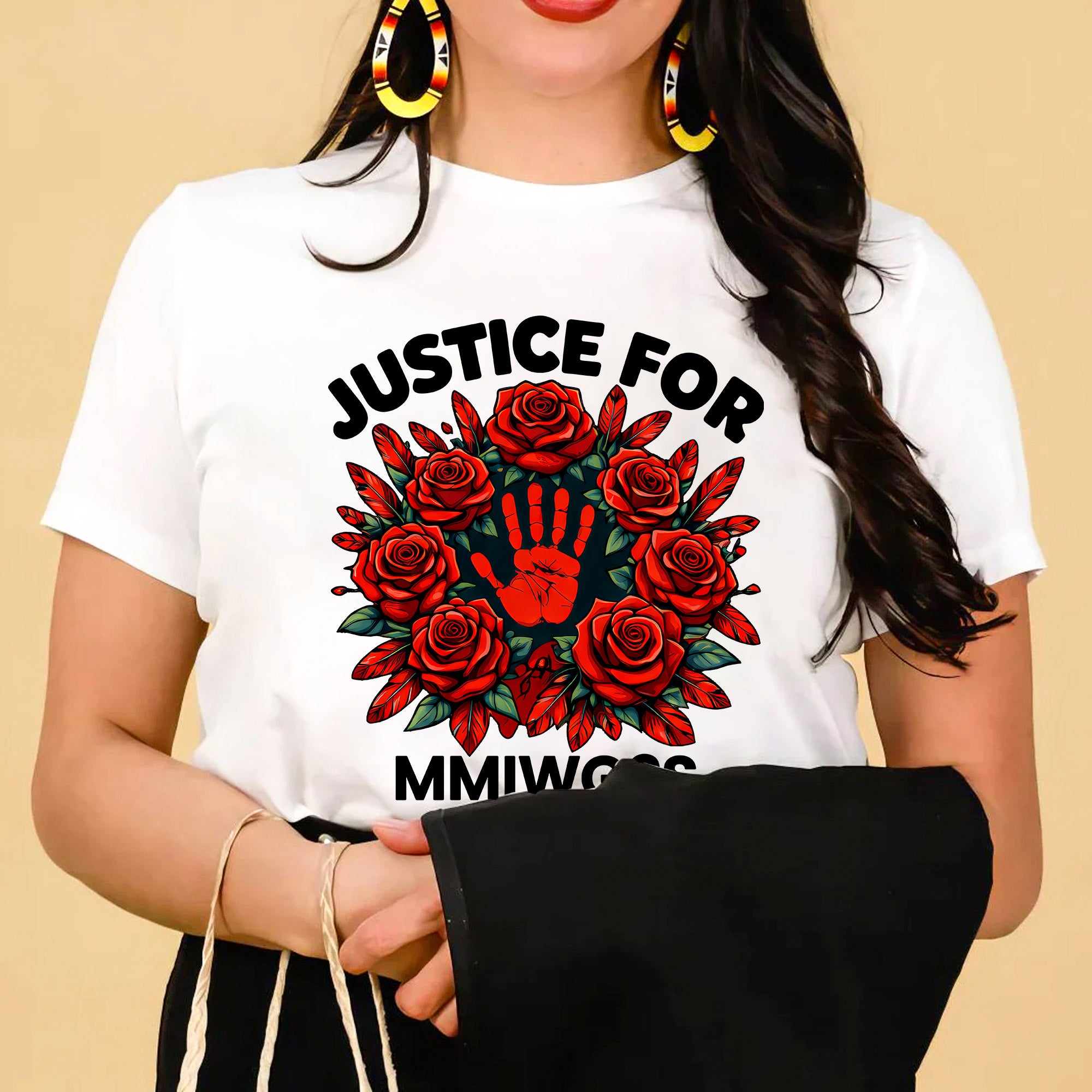 Justice for MMIWG2S Native American Awareness Unisex T-shirt/T-shirt V-Neck/Hoodie/Sweatshirt