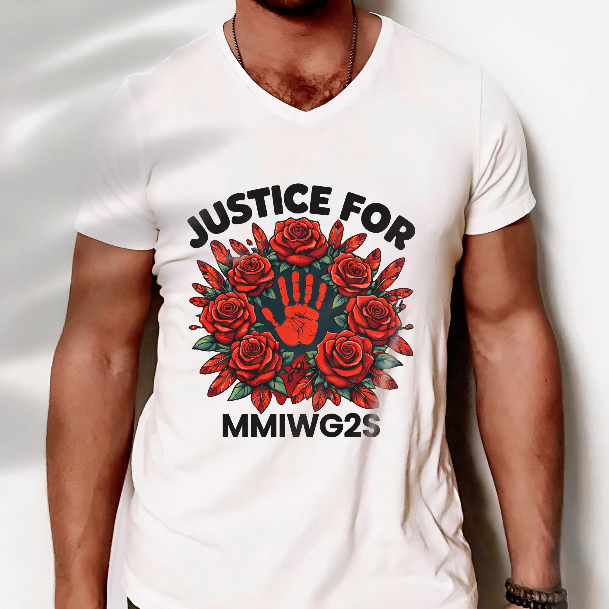 Justice for MMIWG2S Native American Awareness Unisex T-shirt/T-shirt V-Neck/Hoodie/Sweatshirt