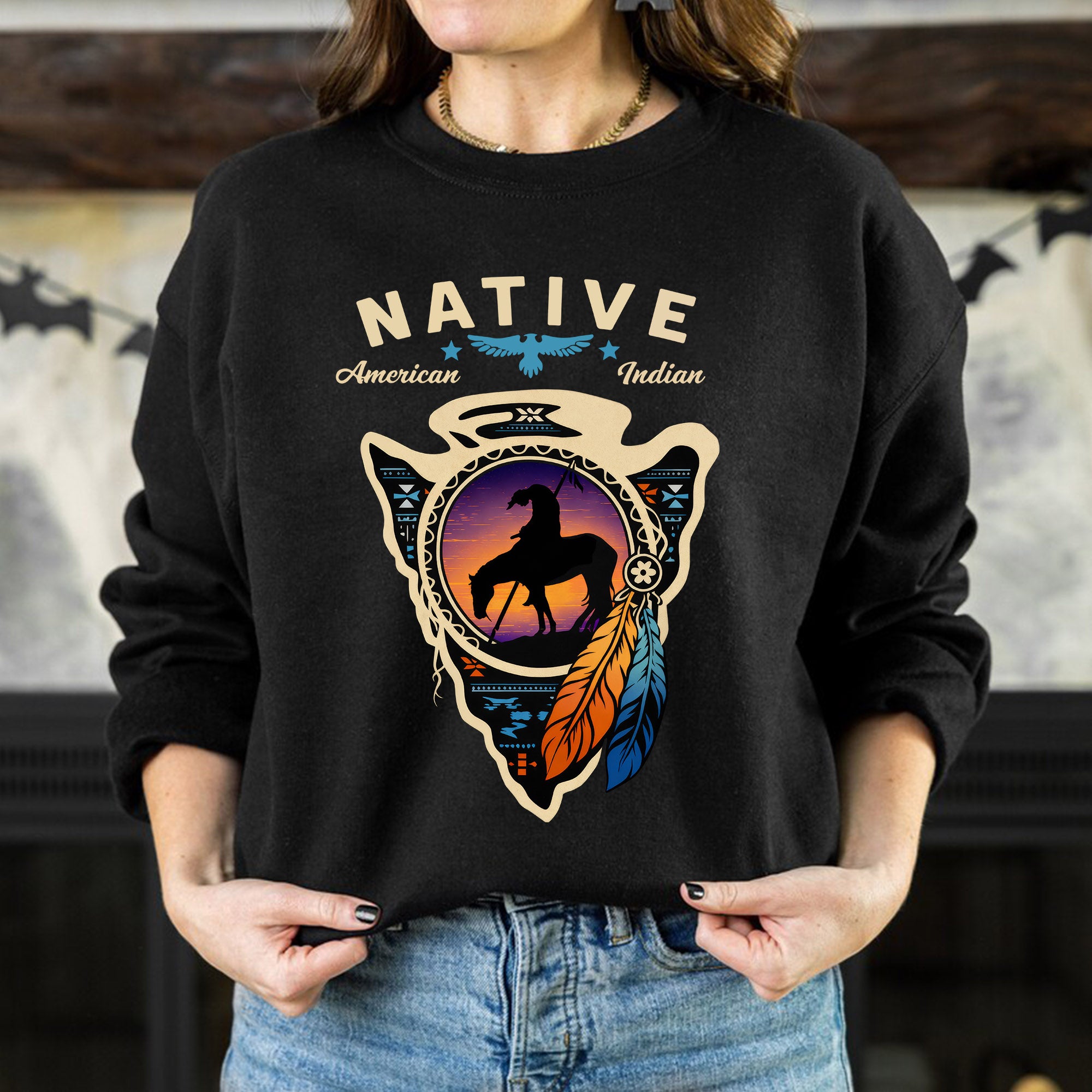 Native American Indian 'End of the Trail' Unisex T-shirt/T-shirt V-neck/Hoodie/Sweatshirt