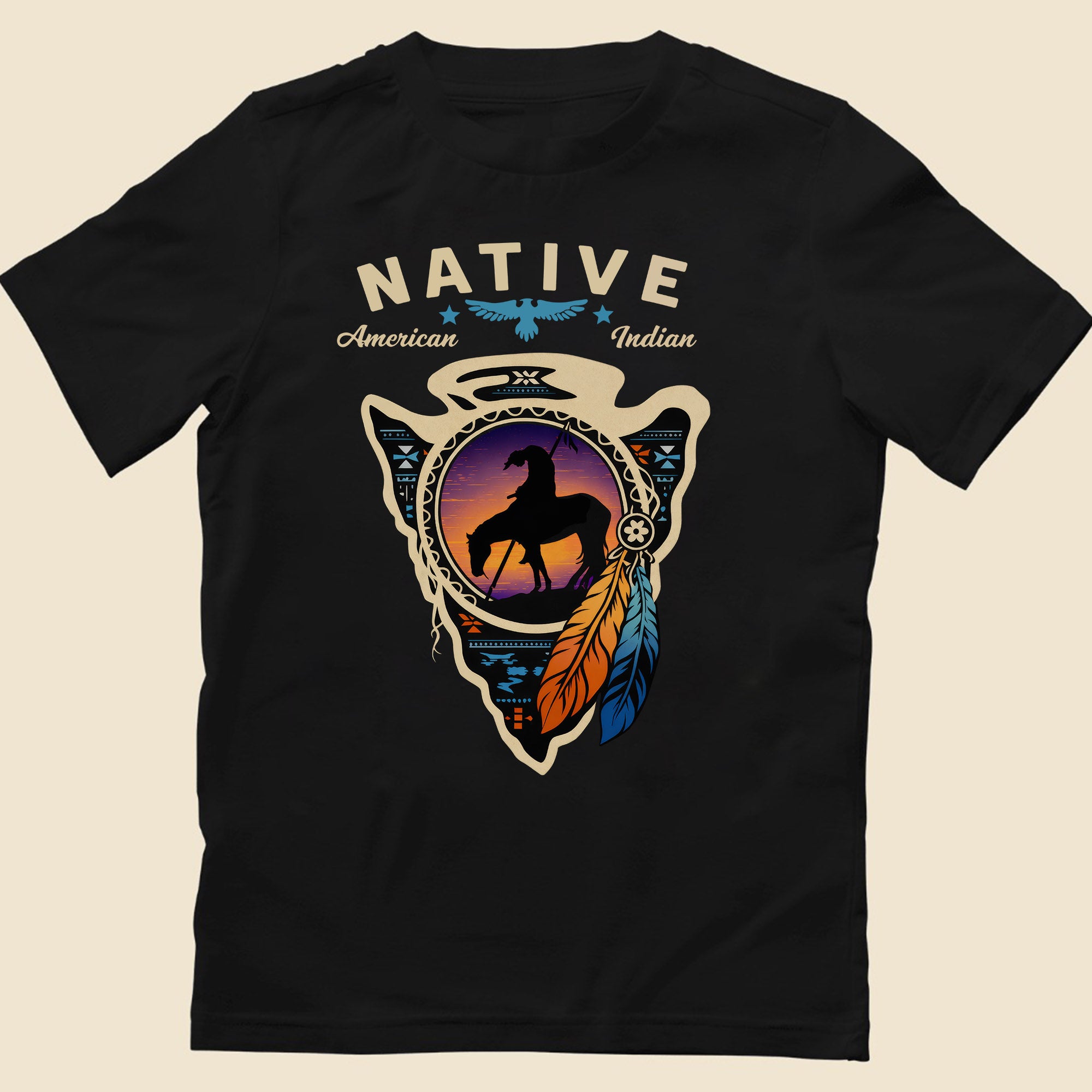 Native American Indian 'End of the Trail' Unisex T-shirt/T-shirt V-neck/Hoodie/Sweatshirt