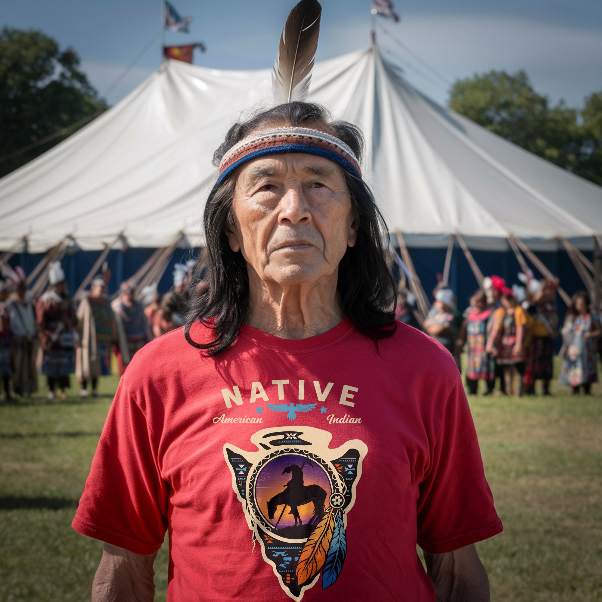 Native American Indian 'End of the Trail' Unisex T-shirt/T-shirt V-neck/Hoodie/Sweatshirt