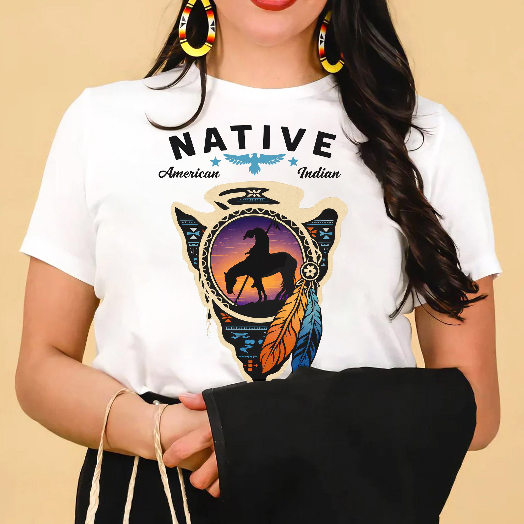 Native American Indian 'End of the Trail' Unisex T-shirt/T-shirt V-neck/Hoodie/Sweatshirt
