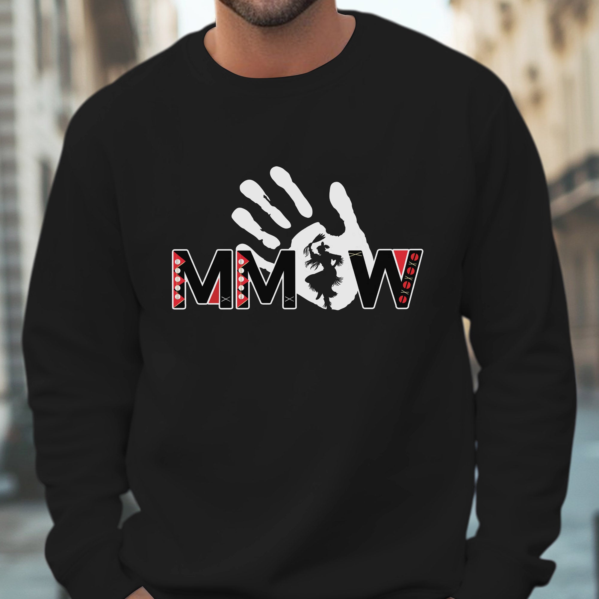 MMIW Red Handprint Awareness - Support Missing Indigenous Women Unisex T-shirt/T-shirt V-Neck/Hoodie/Sweatshirt