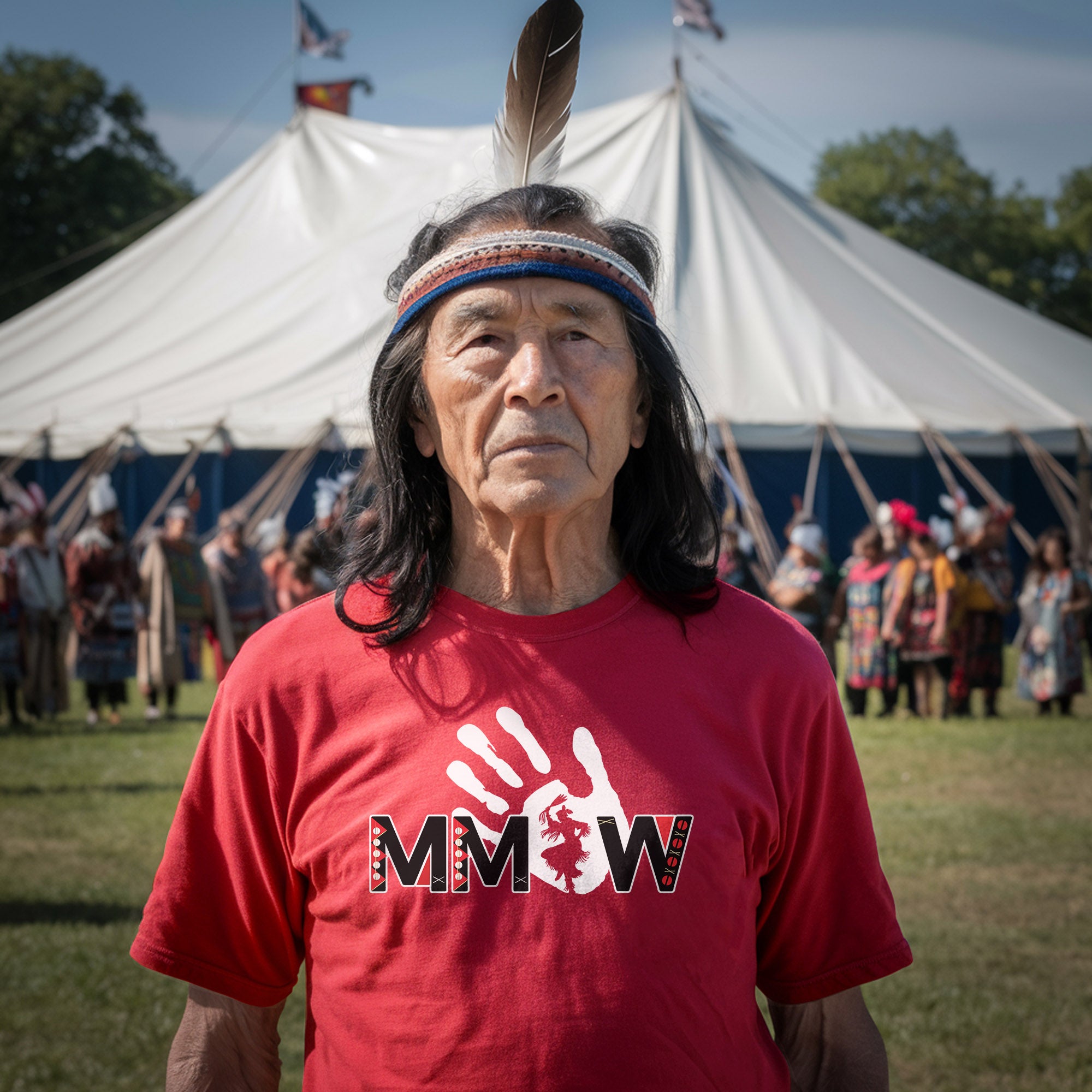 MMIW Red Handprint Awareness - Support Missing Indigenous Women Unisex T-shirt/T-shirt V-Neck/Hoodie/Sweatshirt