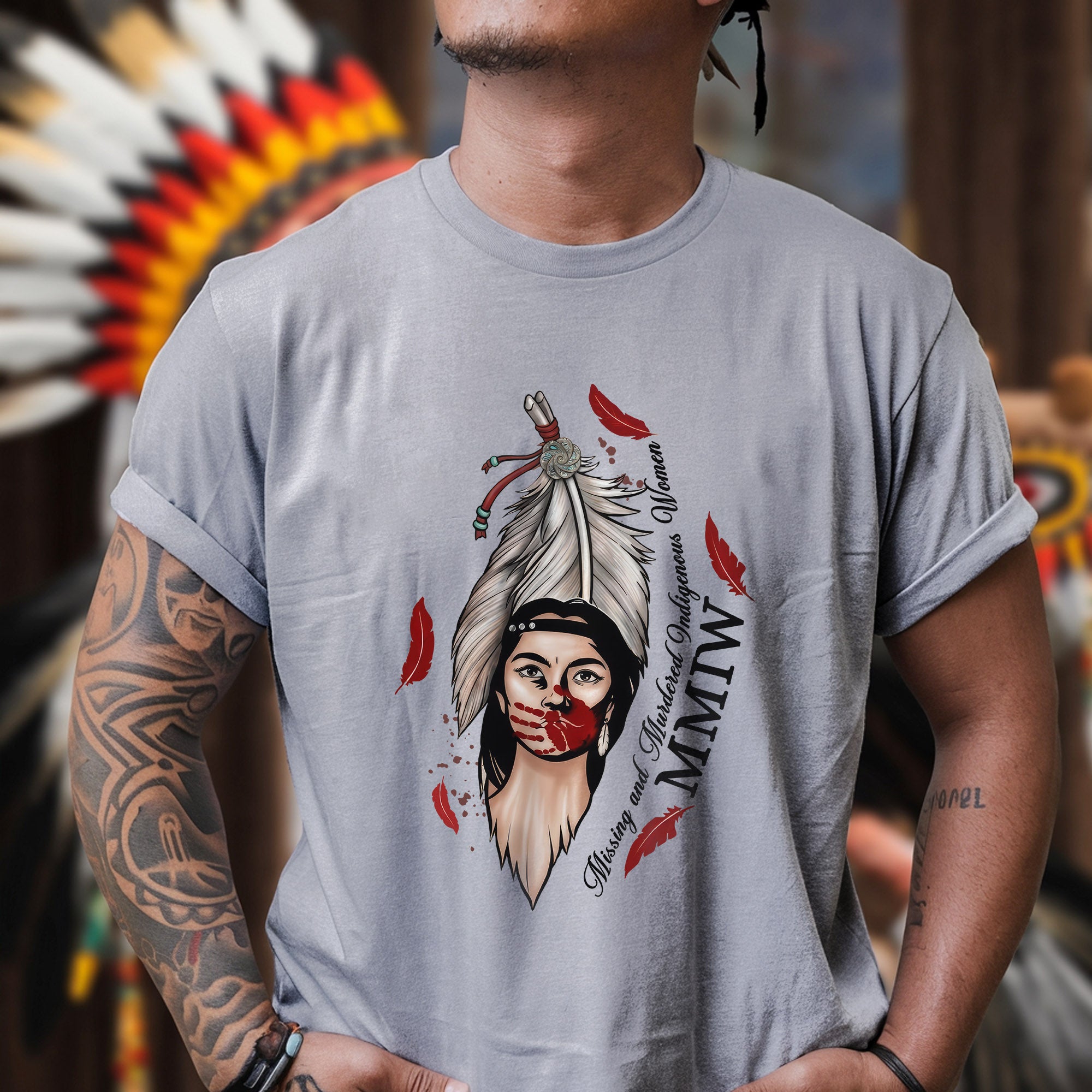MMIW Missing and Murdered Indigenous Women - Native Awareness Unisex T-shirt/T-shirt V-Neck/Hoodie/Sweatshirt