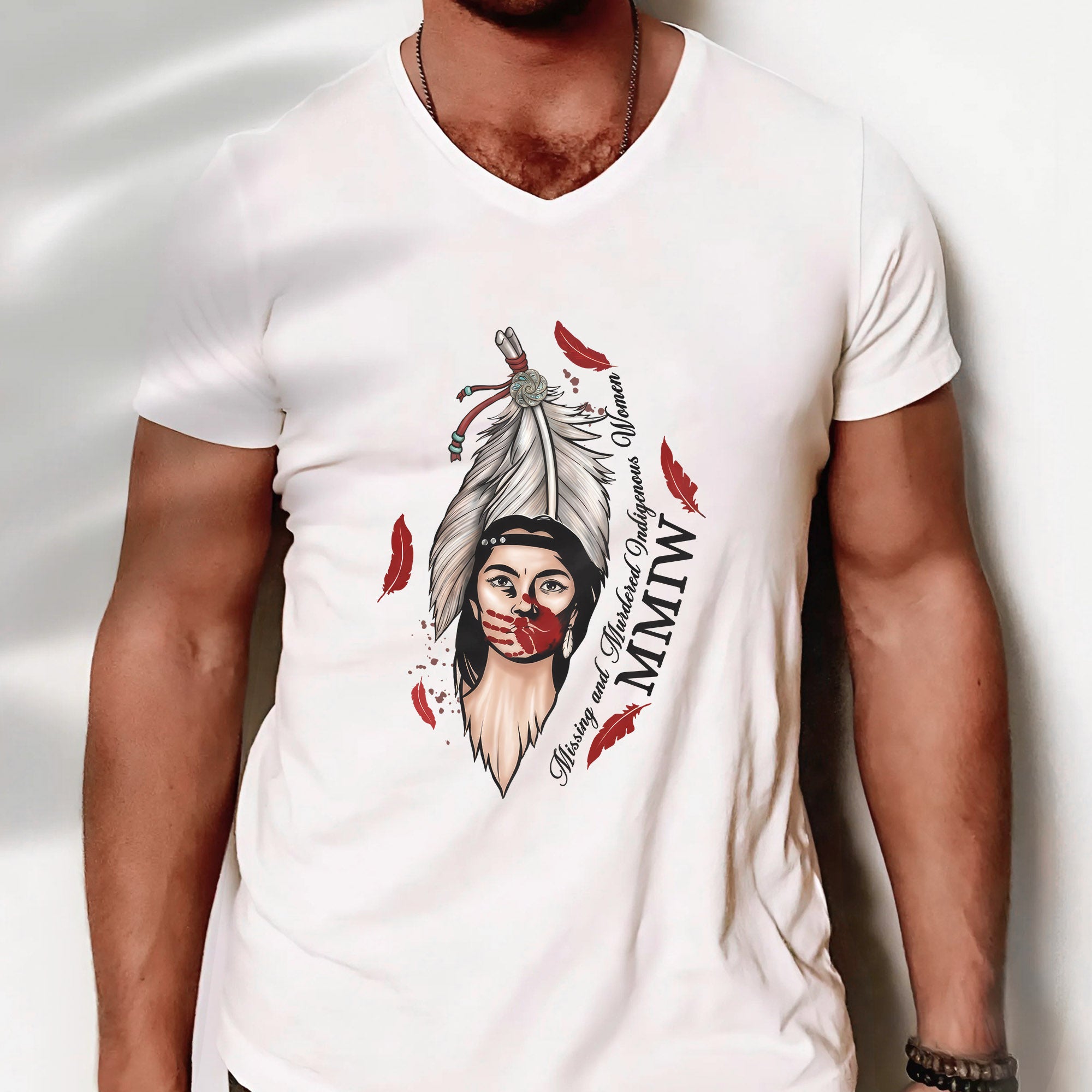 MMIW Missing and Murdered Indigenous Women - Native Awareness Unisex T-shirt/T-shirt V-Neck/Hoodie/Sweatshirt