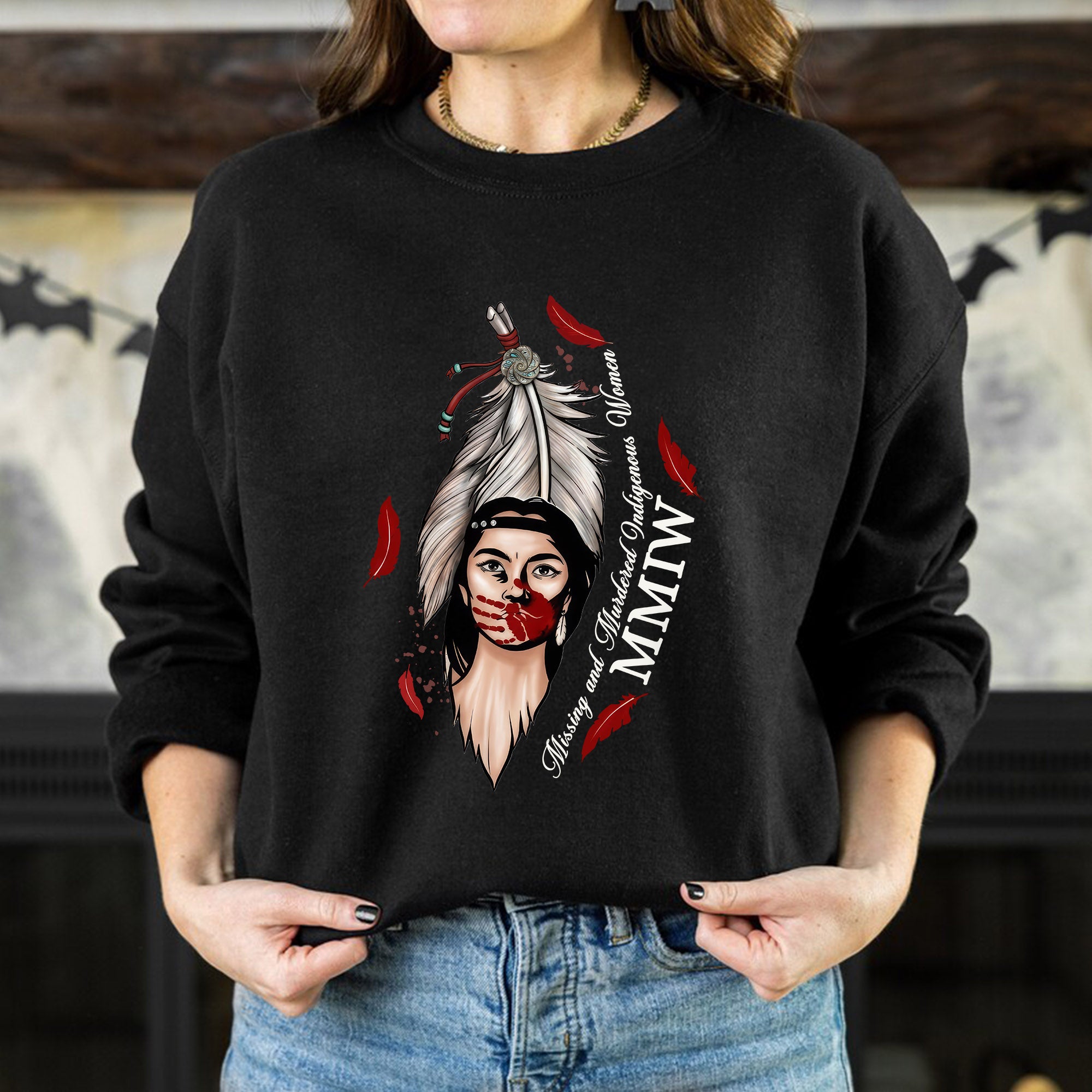 MMIW Missing and Murdered Indigenous Women - Native Awareness Unisex T-shirt/T-shirt V-Neck/Hoodie/Sweatshirt