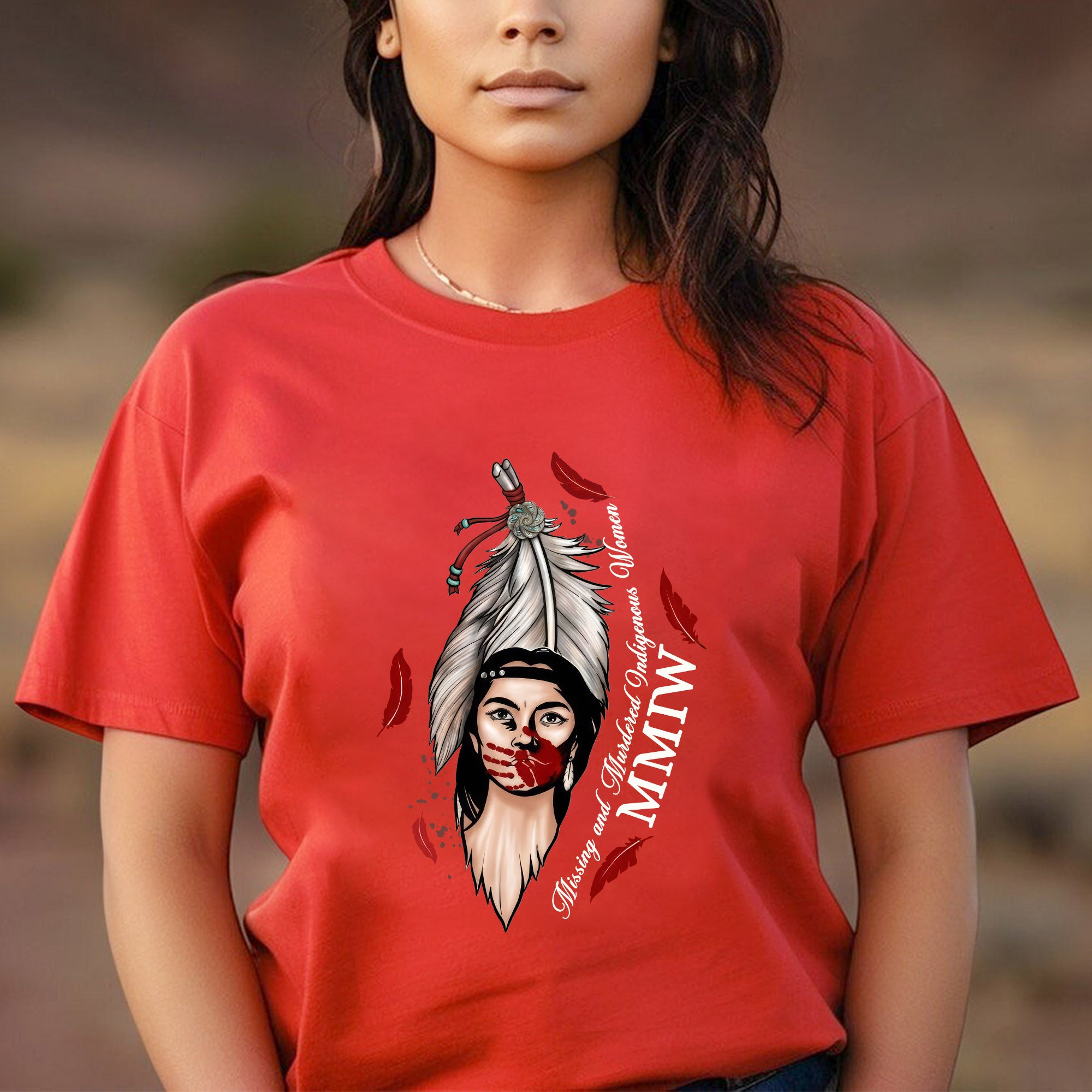 MMIW Missing and Murdered Indigenous Women - Native Awareness Unisex T-shirt/T-shirt V-Neck/Hoodie/Sweatshirt