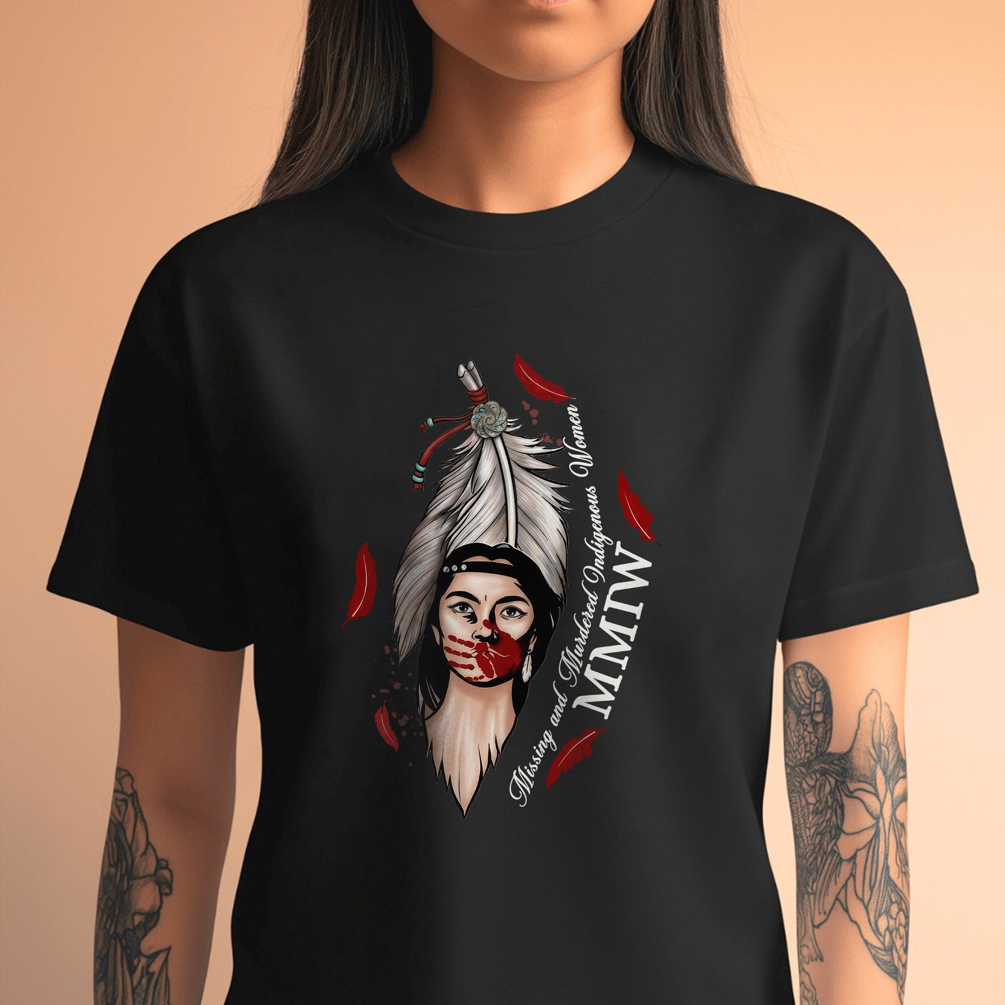 MMIW Missing and Murdered Indigenous Women - Native Awareness Unisex T-shirt/T-shirt V-Neck/Hoodie/Sweatshirt