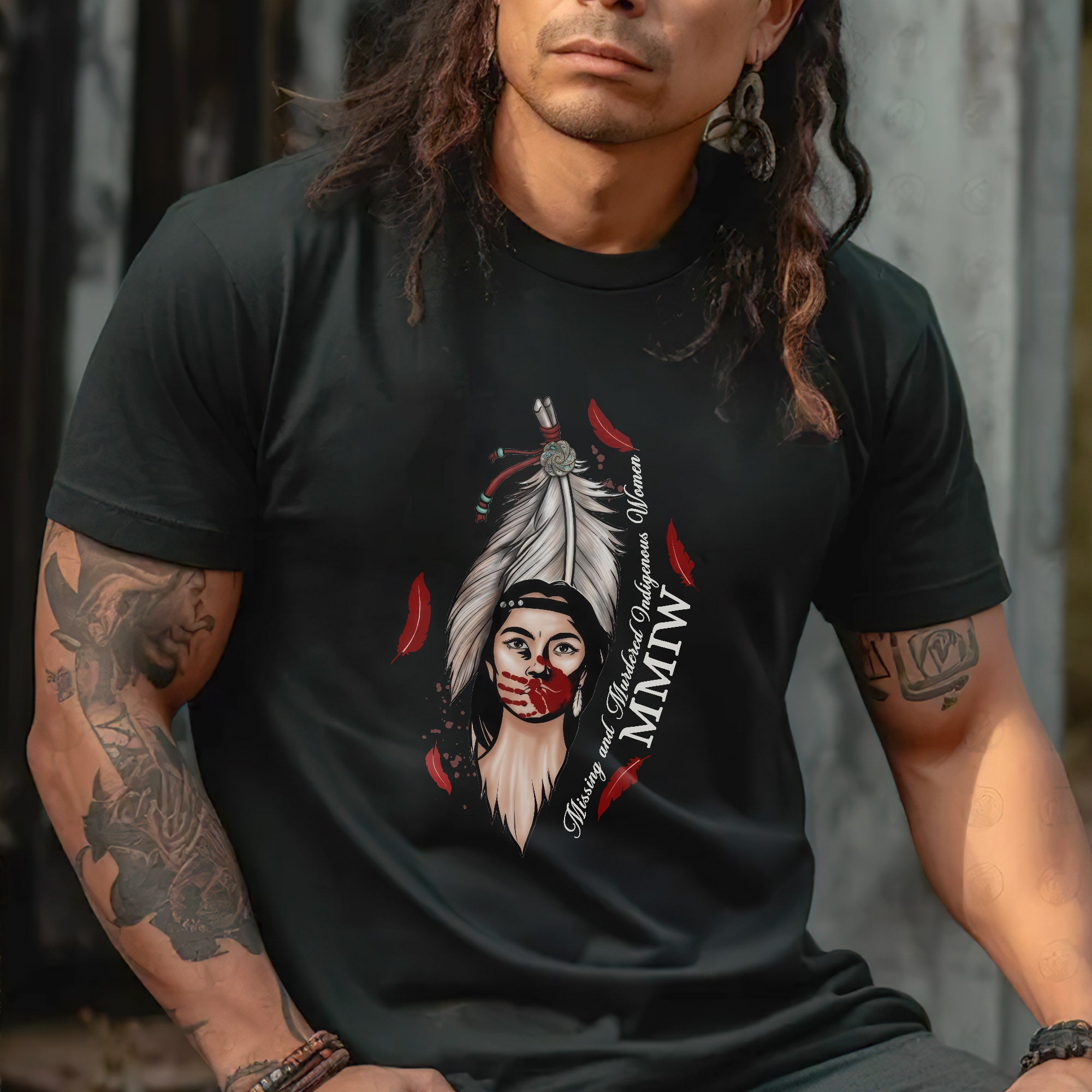 MMIW Missing and Murdered Indigenous Women - Native Awareness Unisex T-shirt/T-shirt V-Neck/Hoodie/Sweatshirt