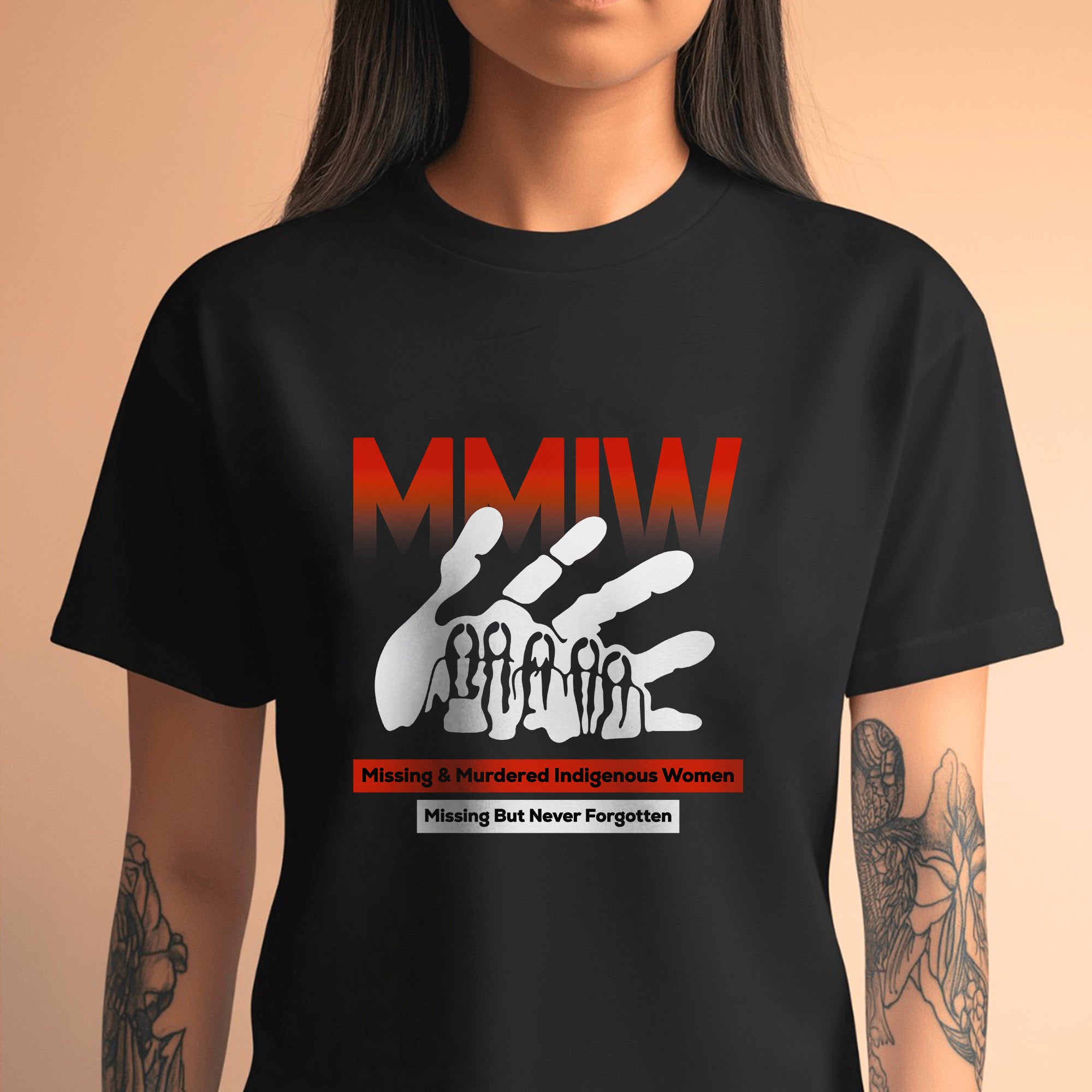 MMIW Missing & Murdered Indigenous Women Missing But Never Forgotten Unisex T-shirt/T-shirt V-Neck/Hoodie/Sweatshirt