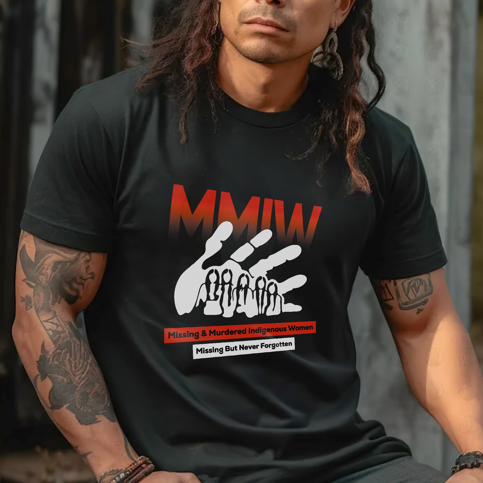 MMIW Missing & Murdered Indigenous Women Missing But Never Forgotten Unisex T-shirt/T-shirt V-Neck/Hoodie/Sweatshirt