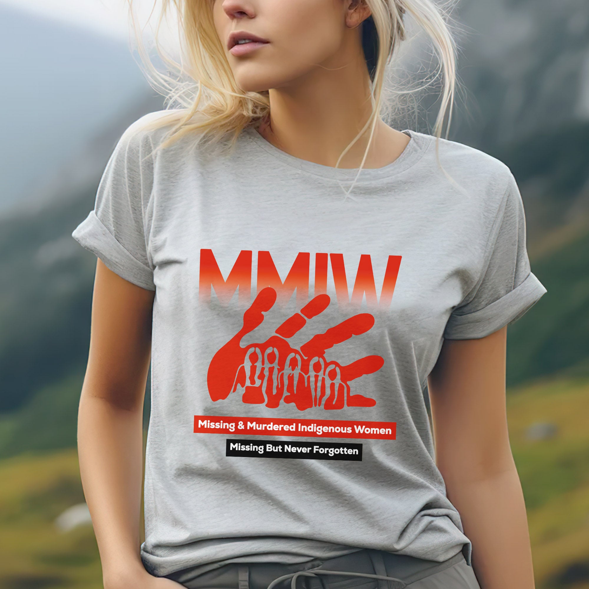 MMIW Missing & Murdered Indigenous Women Missing But Never Forgotten Unisex T-shirt/T-shirt V-Neck/Hoodie/Sweatshirt