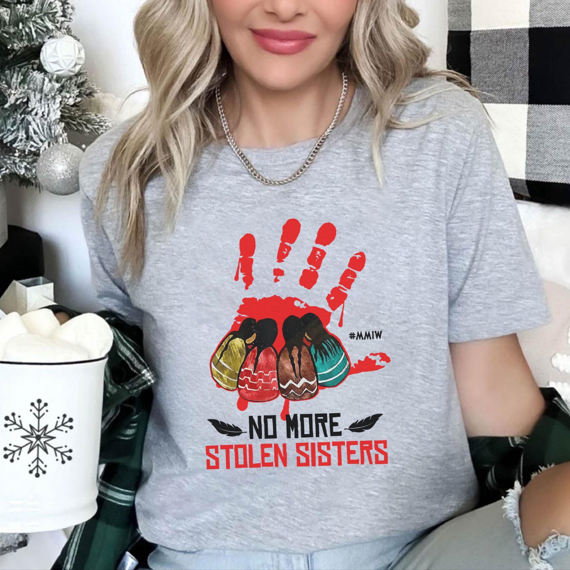 No More Stolen Sisters WC36 - Unisex T-Shirt/T-Shirt V-Neck/Hoodie/Sweatshirt