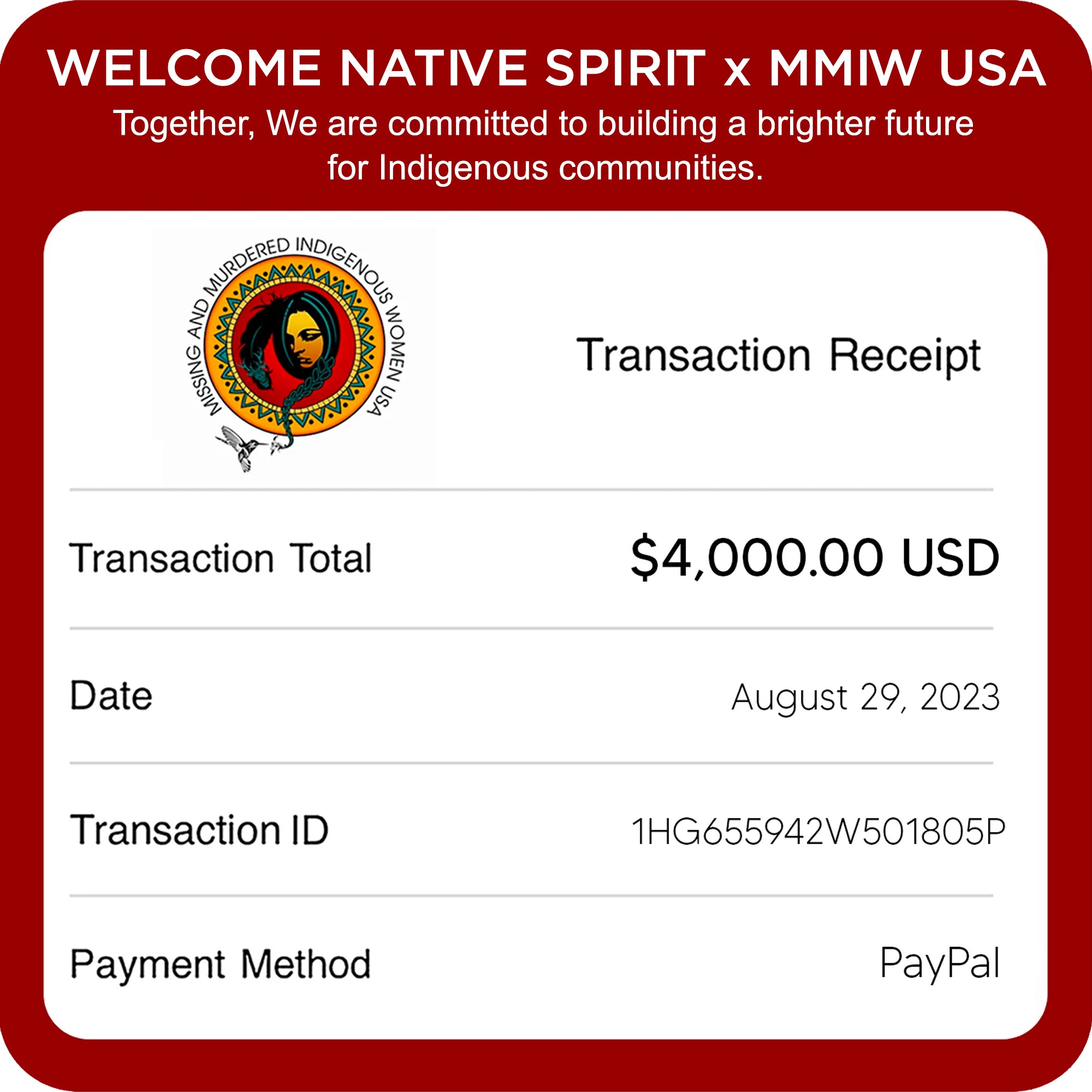 Give A Dream - Only $1 to Support the Awareness MMIW Movement Decal New 312