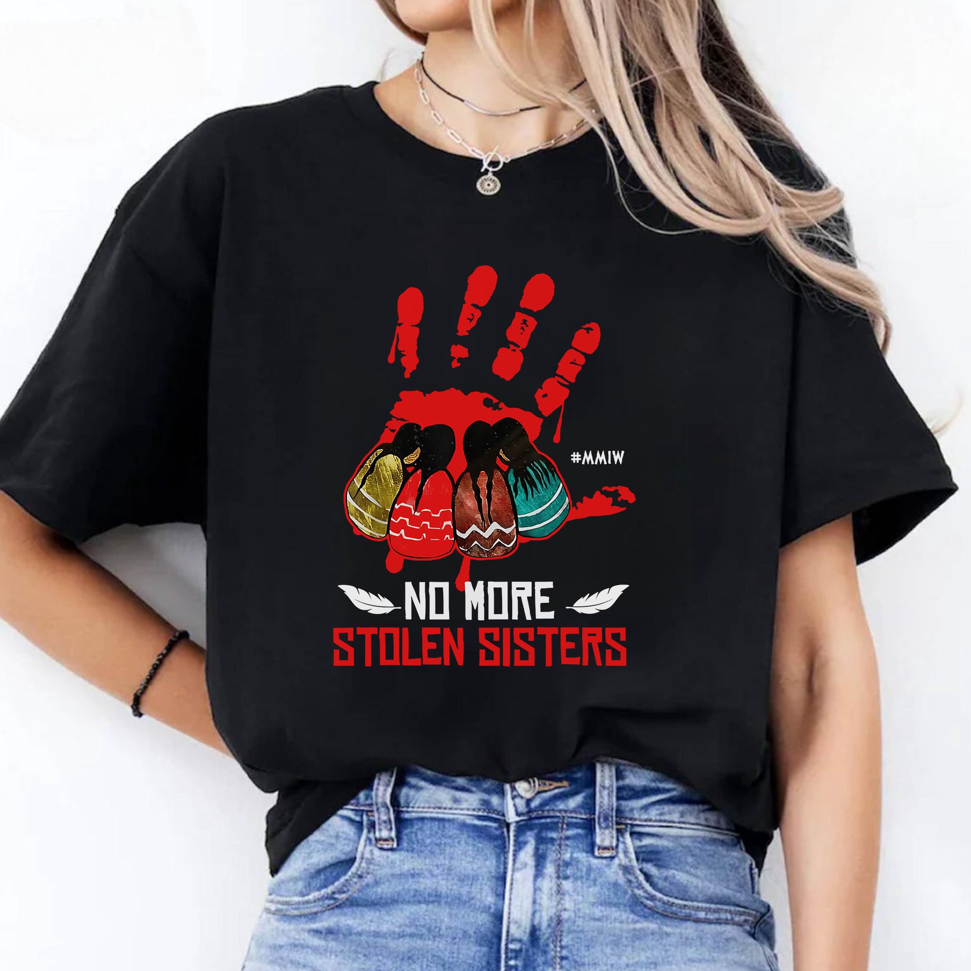 No More Stolen Sisters WC36 - Unisex T-Shirt/T-Shirt V-Neck/Hoodie/Sweatshirt