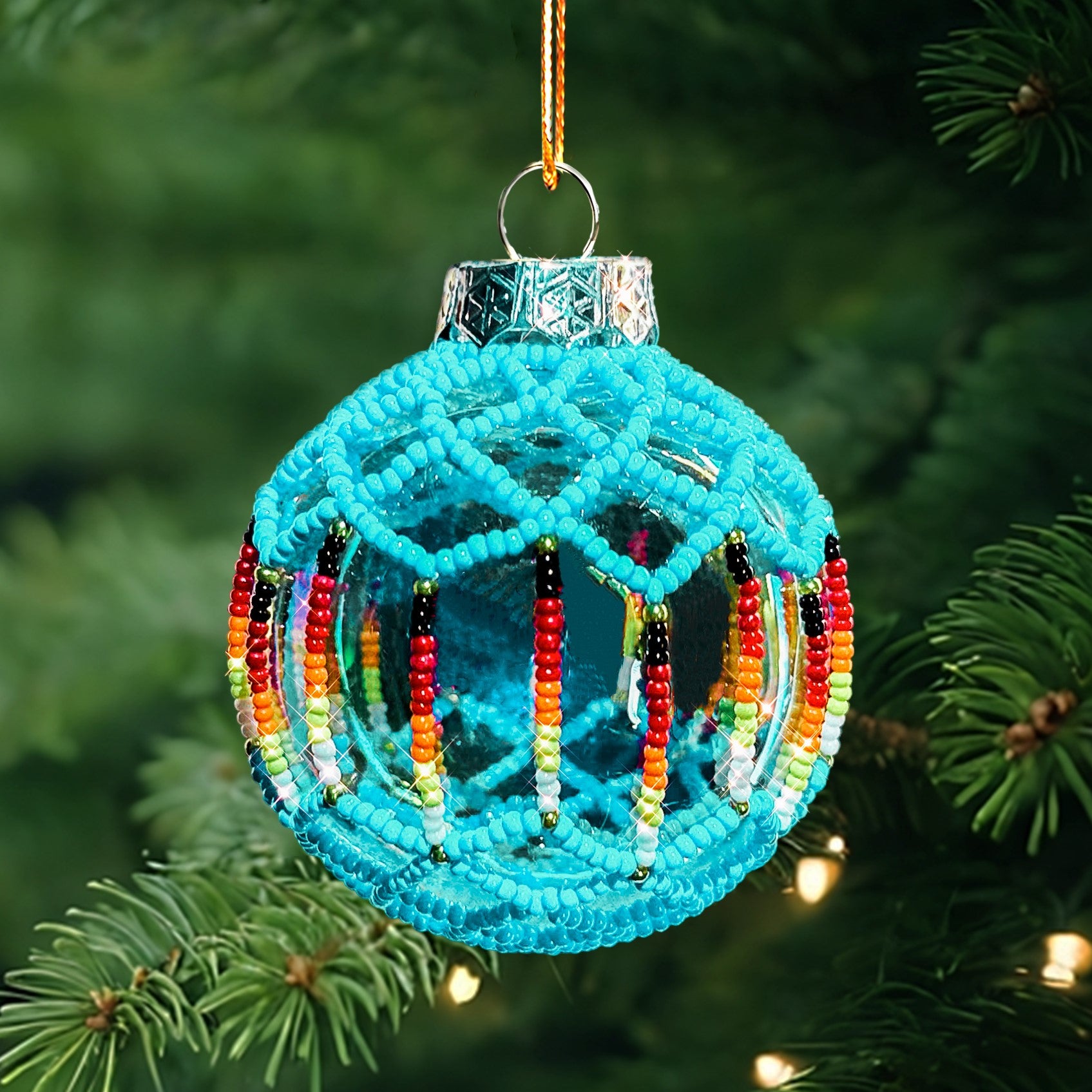 Handmade Beaded Ornament Holiday Decor & Gifts