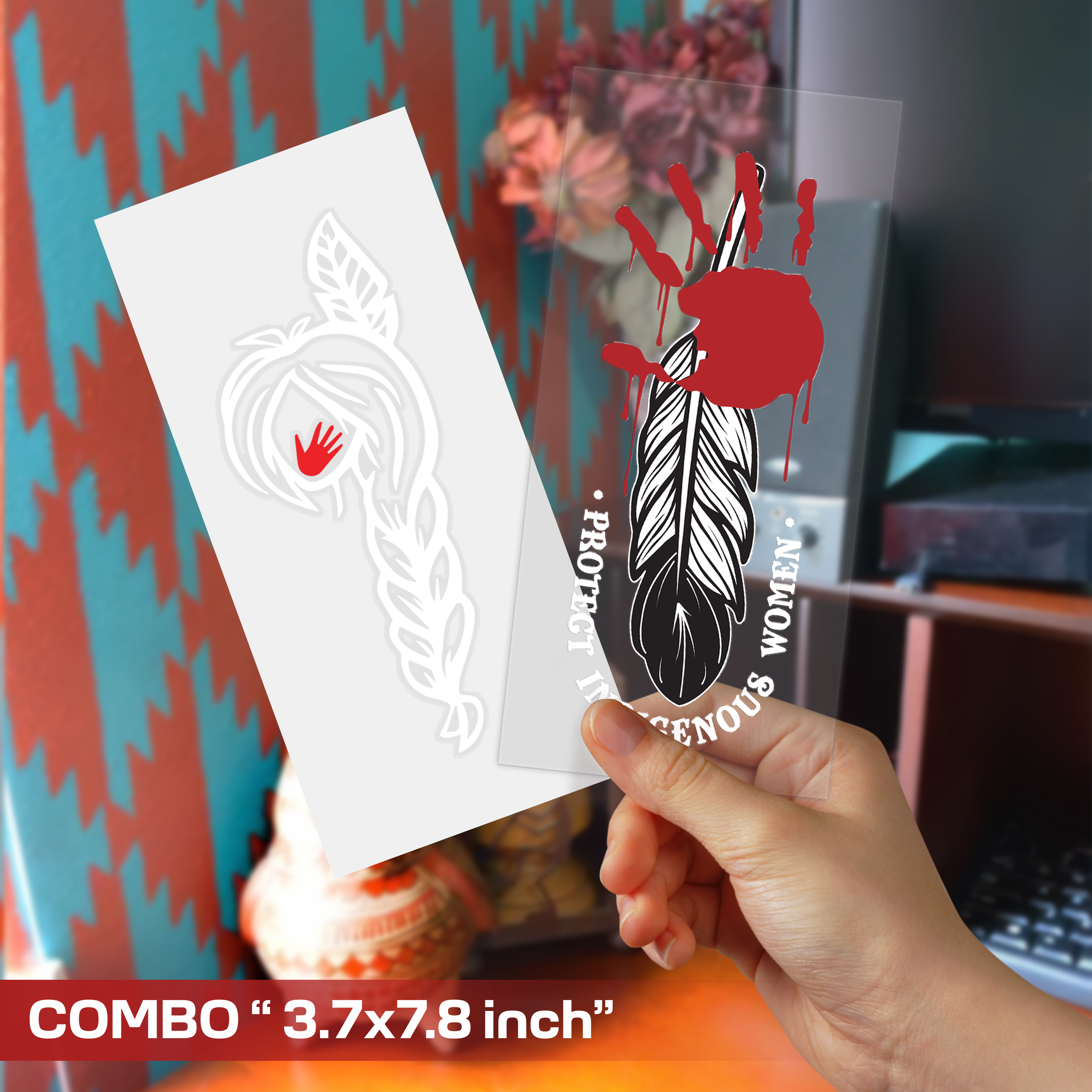 Protect Indigenous Women Car Decal (High-quality UV DTF 3D Decal)