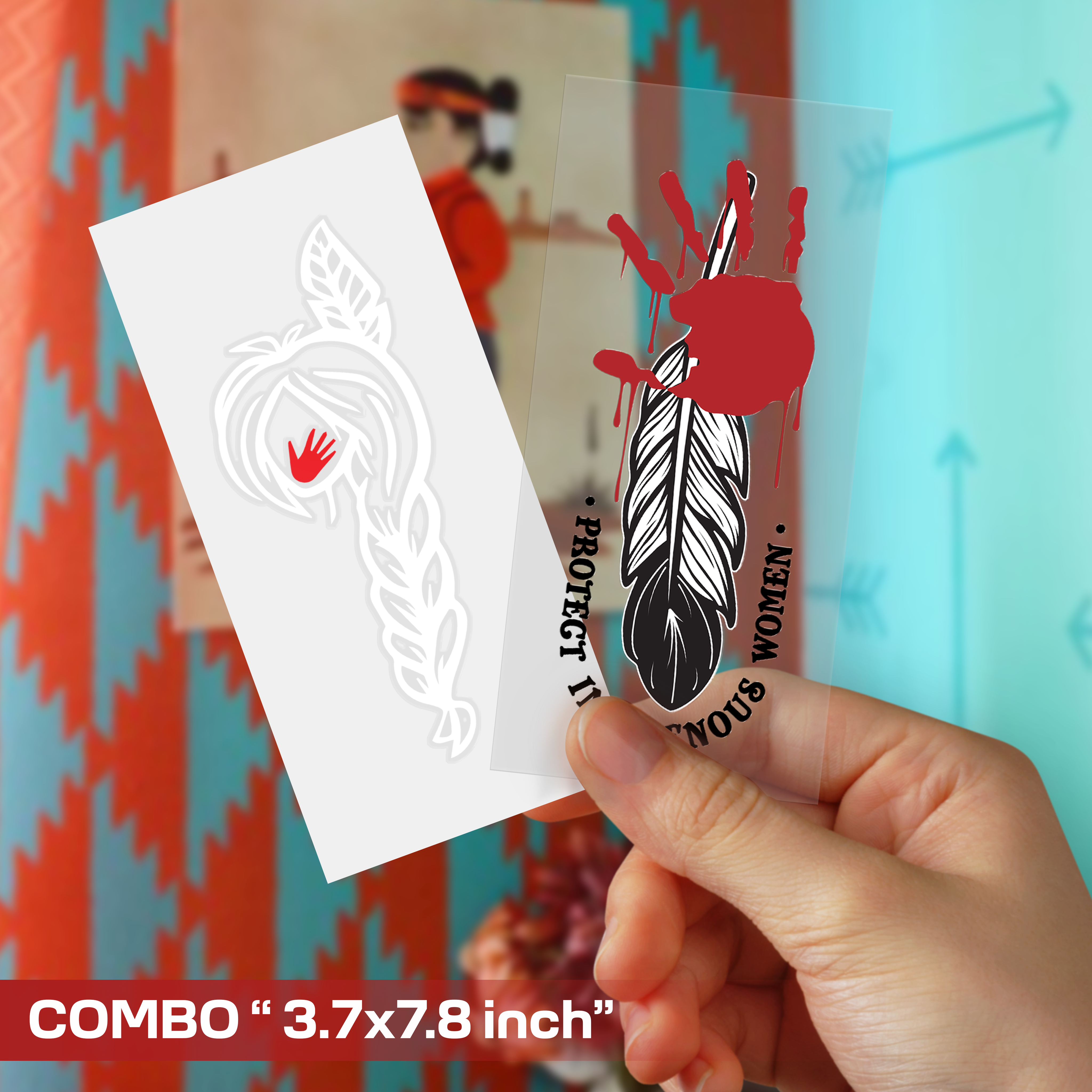 Protect Indigenous Women Car Decal (High-quality UV DTF 3D Decal)