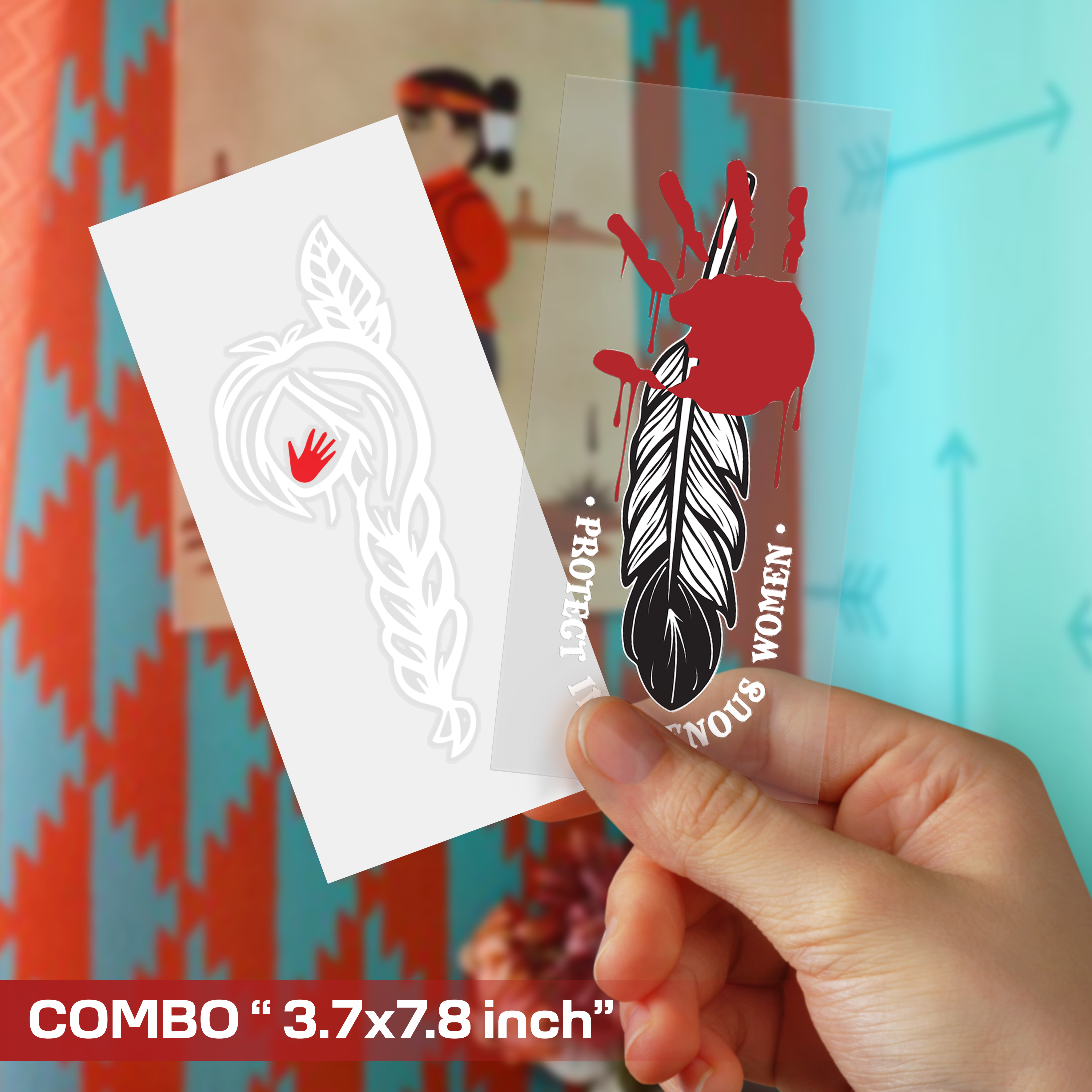 Protect Indigenous Women Car Decal (High-quality UV DTF 3D Decal)