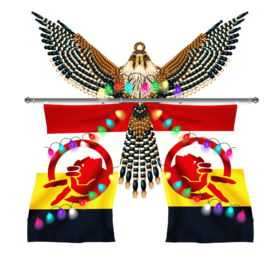 Old Flag Native American - Unique Christmas Gift Decor Flat Acrylic