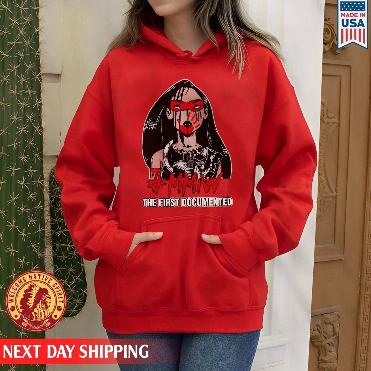 MMIW The First Documented Red Hand Indigenous Unisex T-shirt/Hoodie/Sweatshirt
