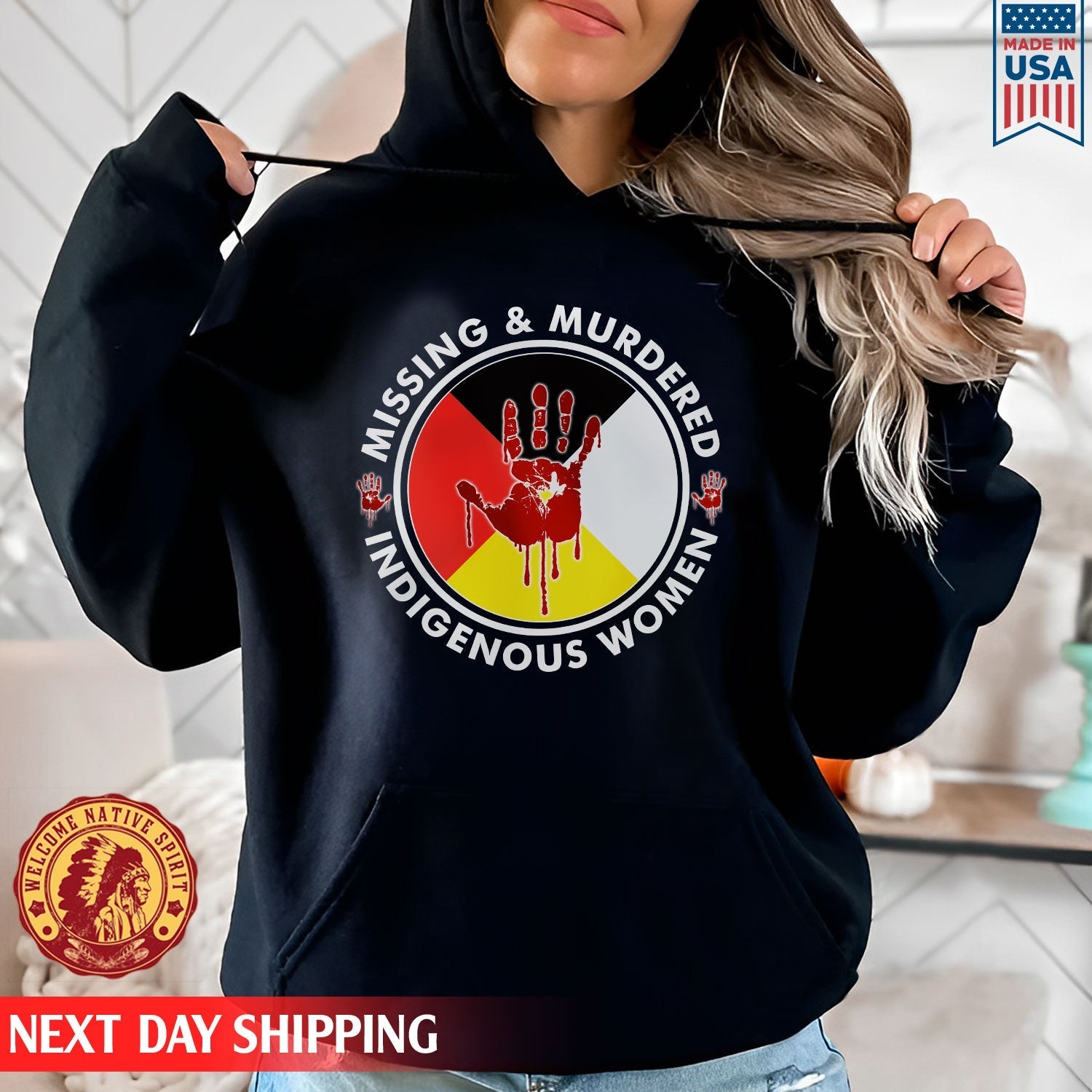 MMIW Gray Hand Circle Four Color Unisex T-shirt/Hoodie/Sweatshirt