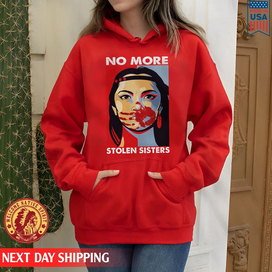 MMIW No More Stolen Sisters Red Hand Unisex T-shirt/Hoodie/Sweatshirt