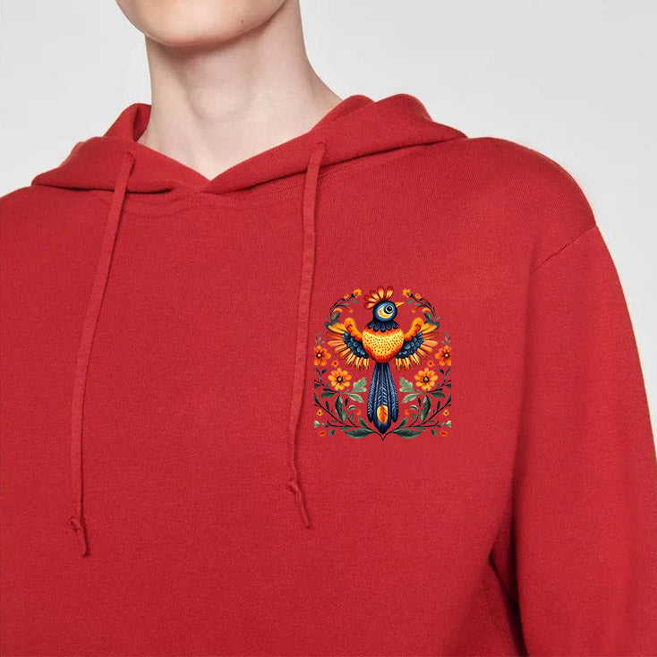 No One Is Illegal On Stolen Land. We Walk On Native Land - Two Sides - Red -  Unisex T-Shirt/Hoodie/Sweatshirt