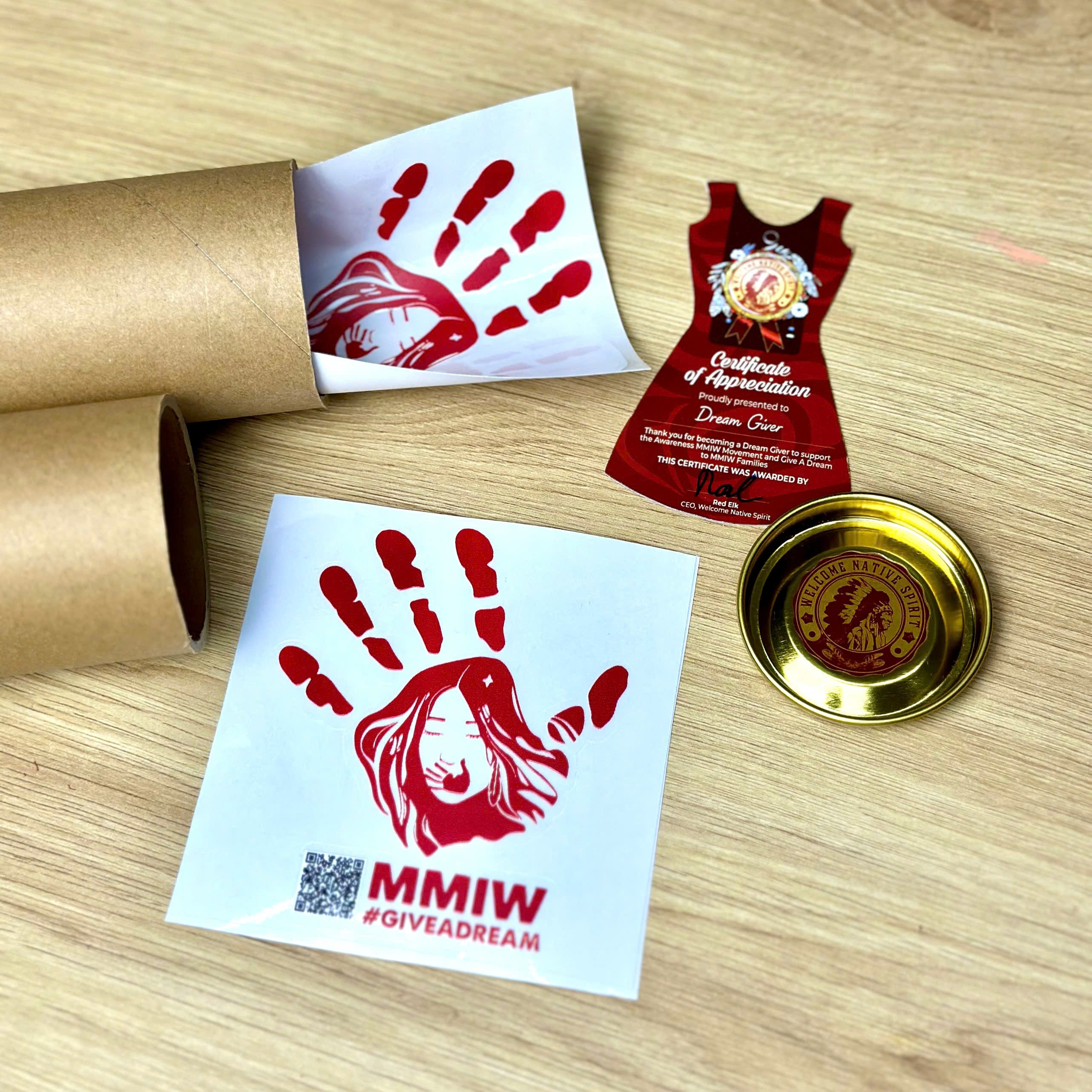 Give A Dream - Only $1 to Support the Awareness MMIW Movement Decal New 312