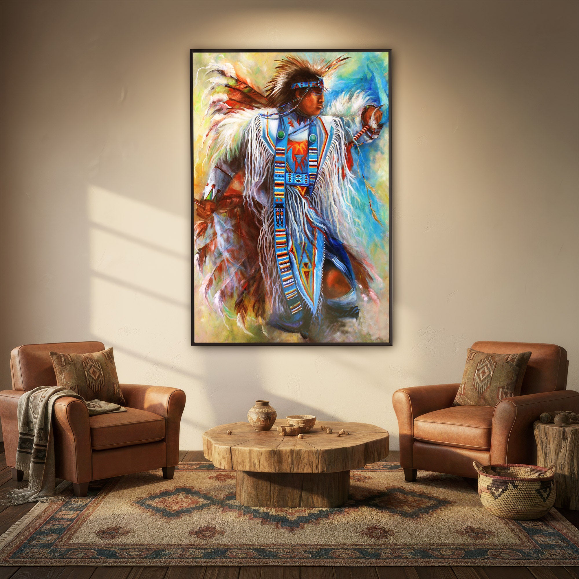 Native American Man Dance Poster/Canvas