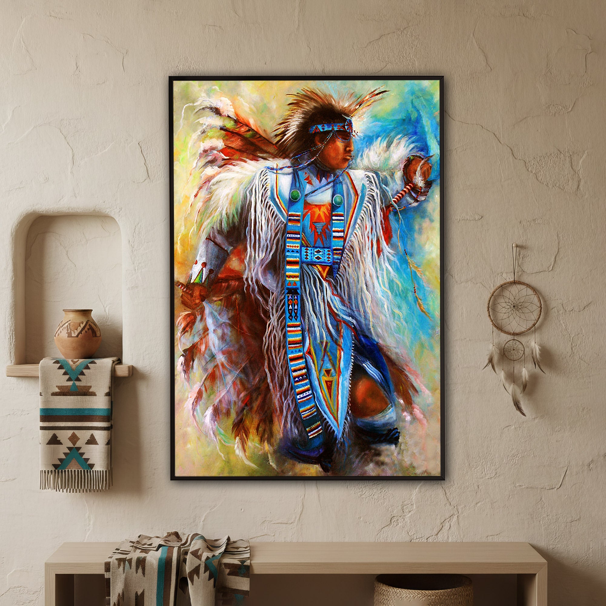 Native American Man Dance Poster/Canvas