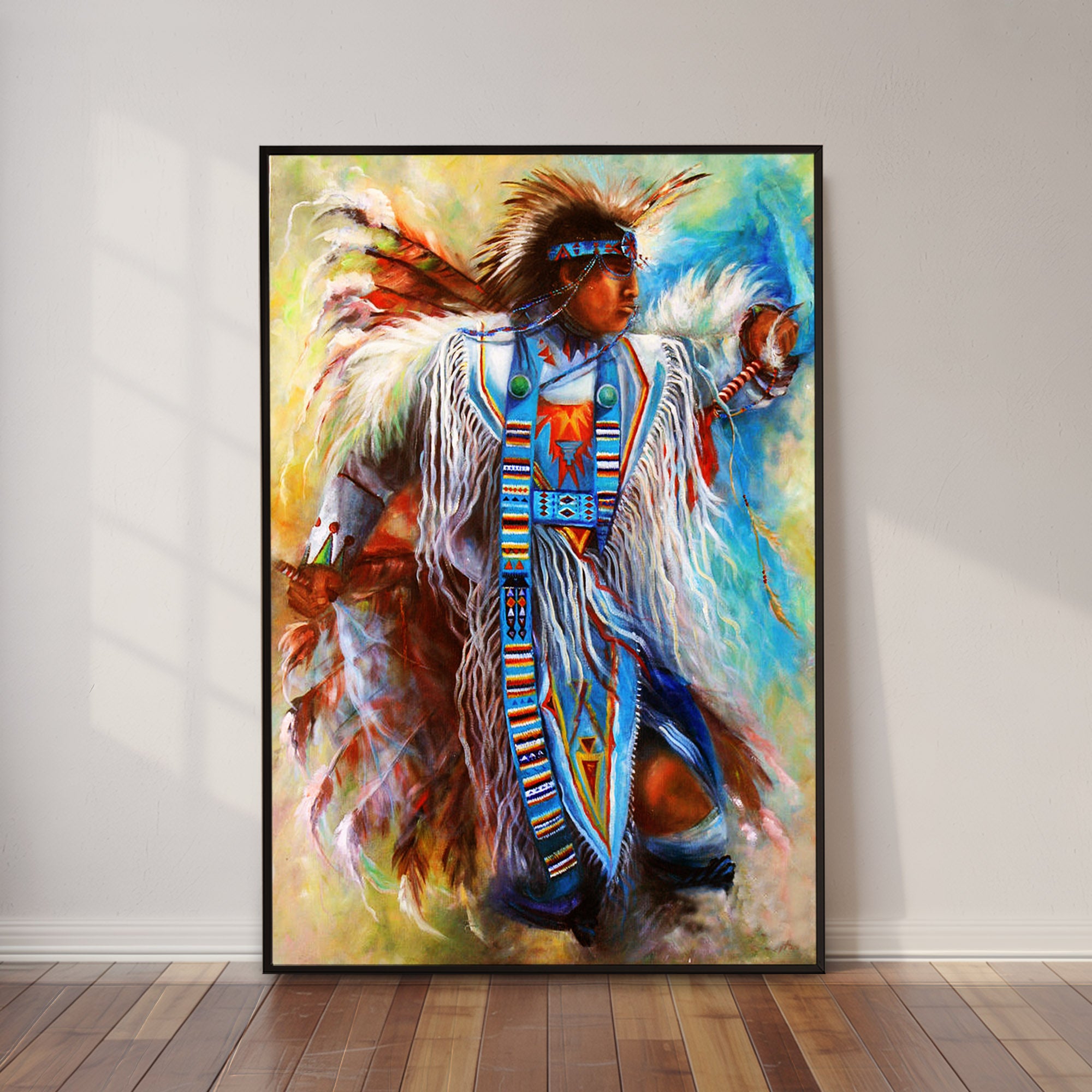 Native American Man Dance Poster/Canvas