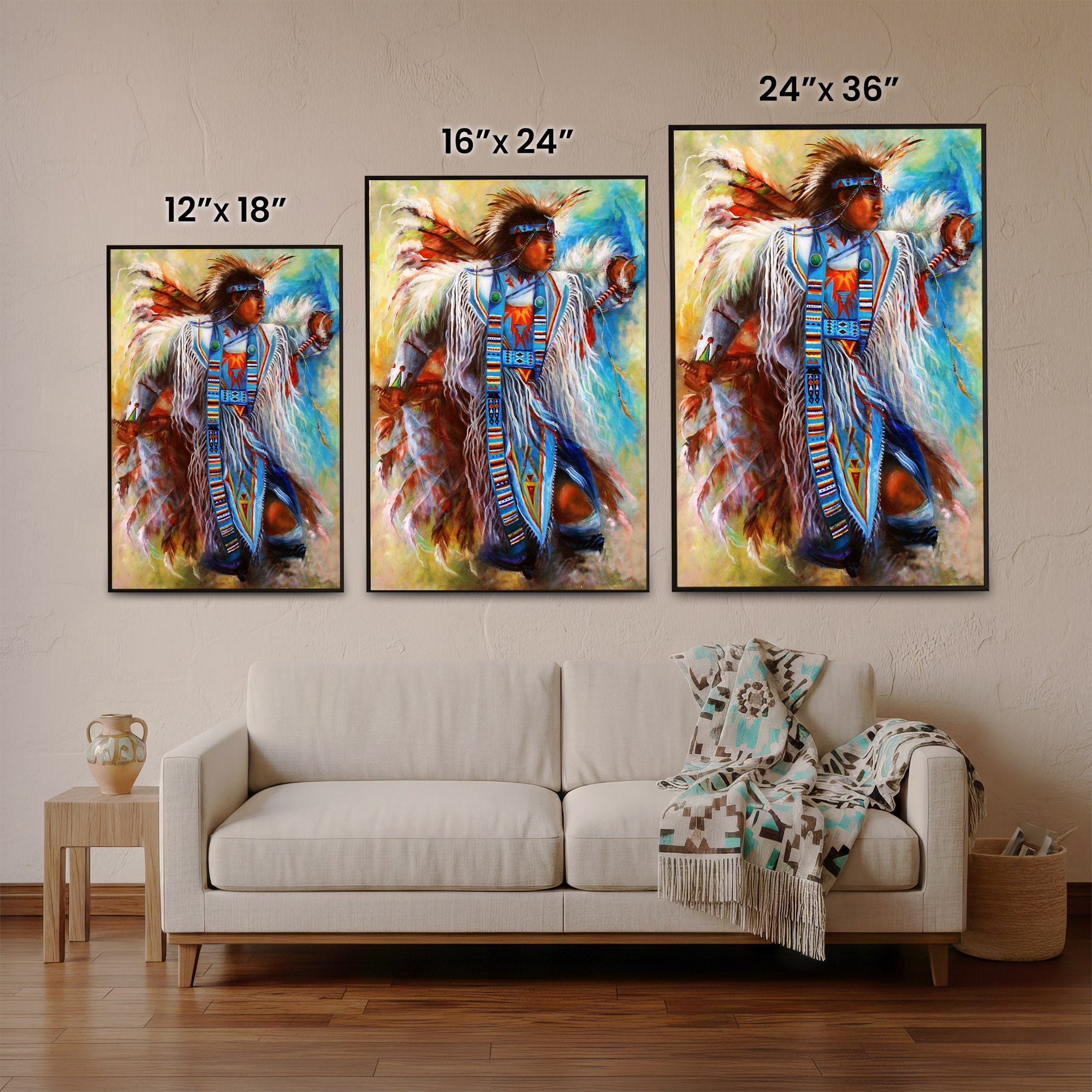 Native American Man Dance Poster/Canvas