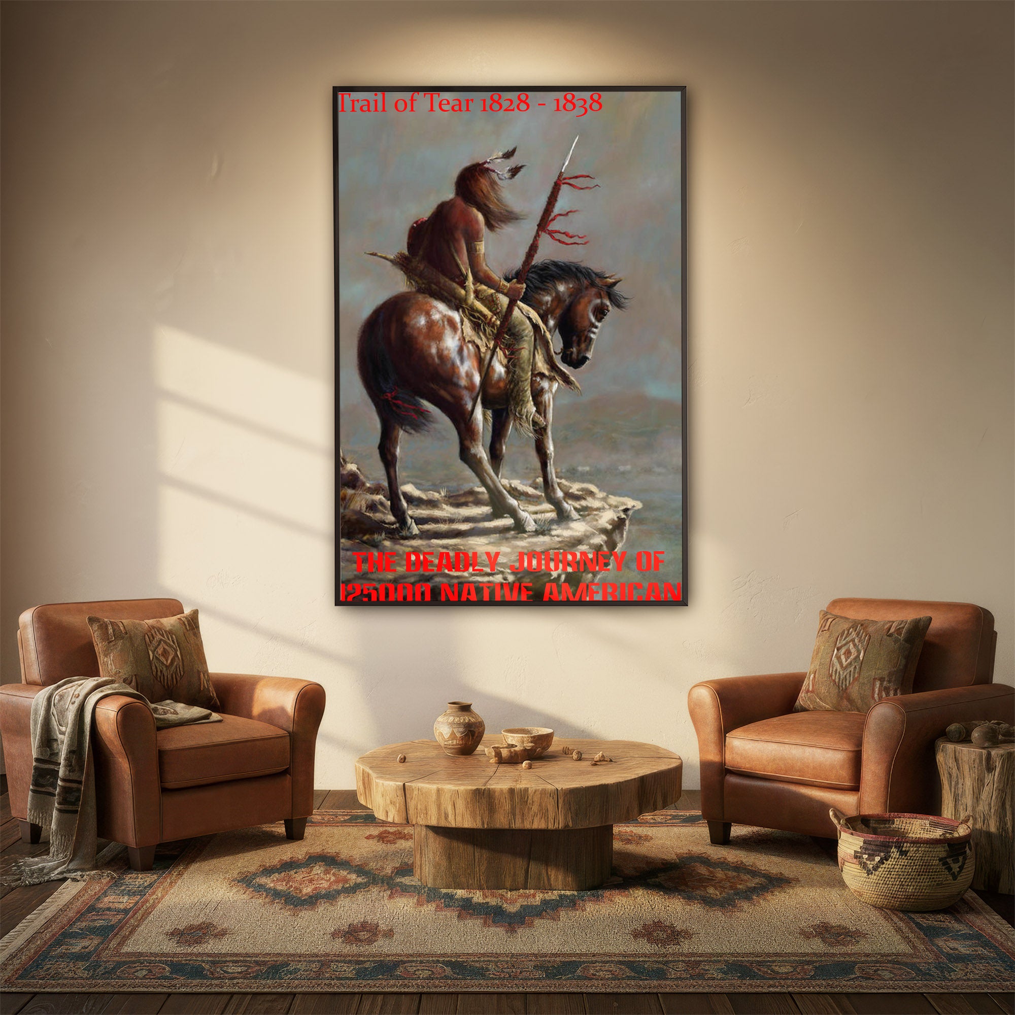 Trail of Tear 1828 - 1838 Poster/Canvas