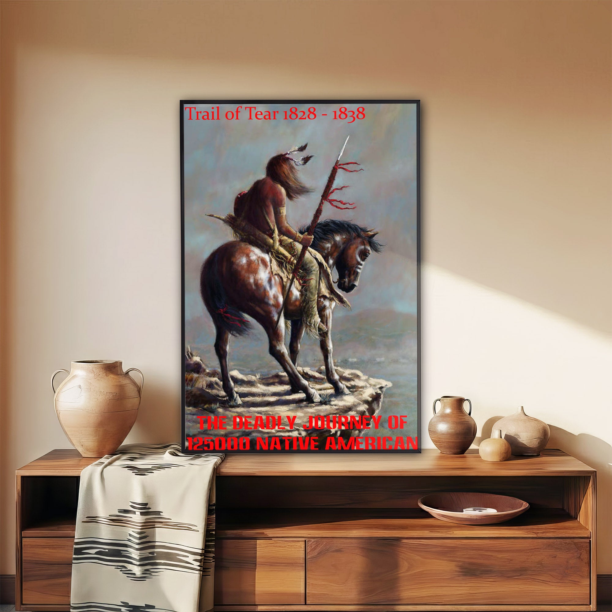 Trail of Tear 1828 - 1838 Poster/Canvas