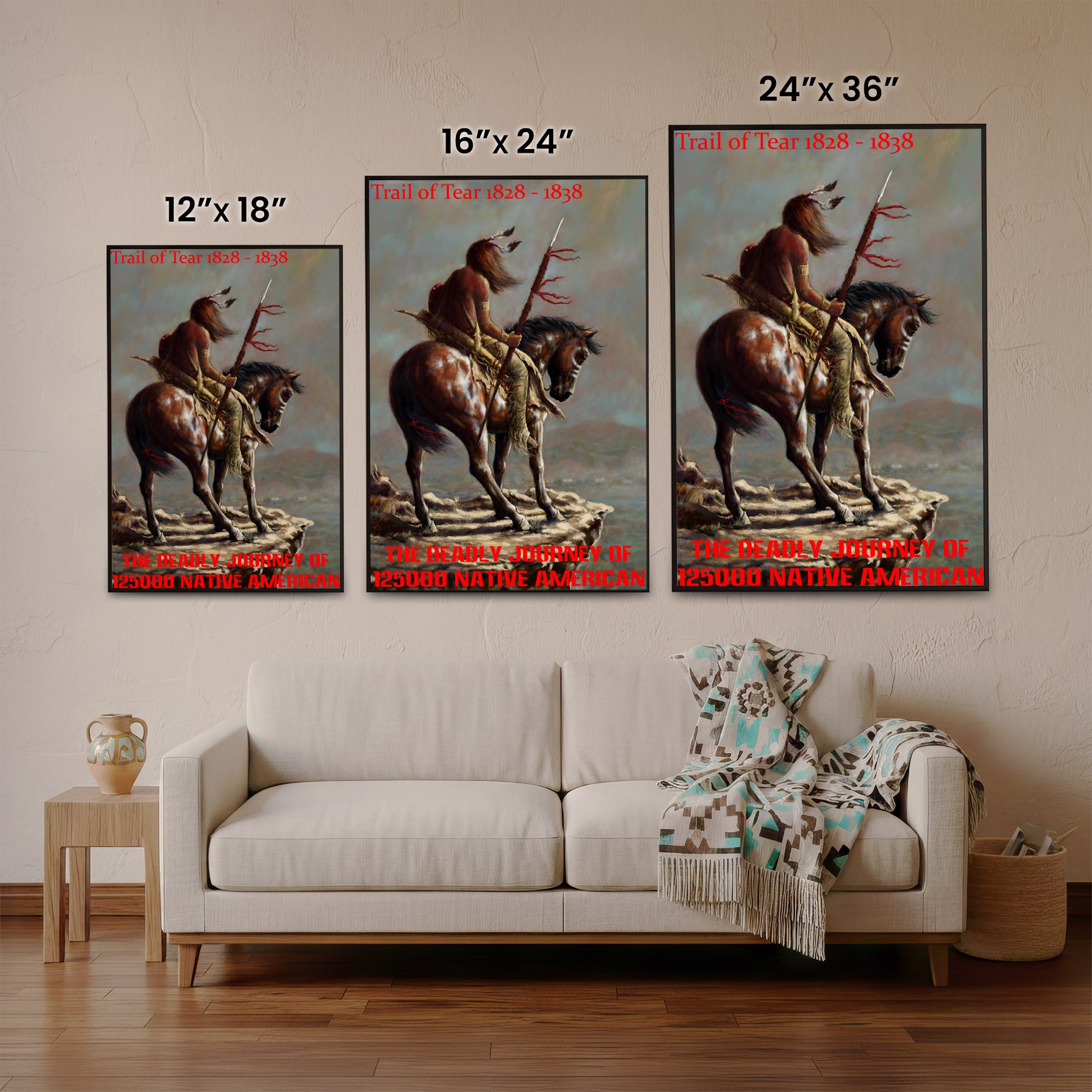 Trail of Tear 1828 - 1838 Poster/Canvas