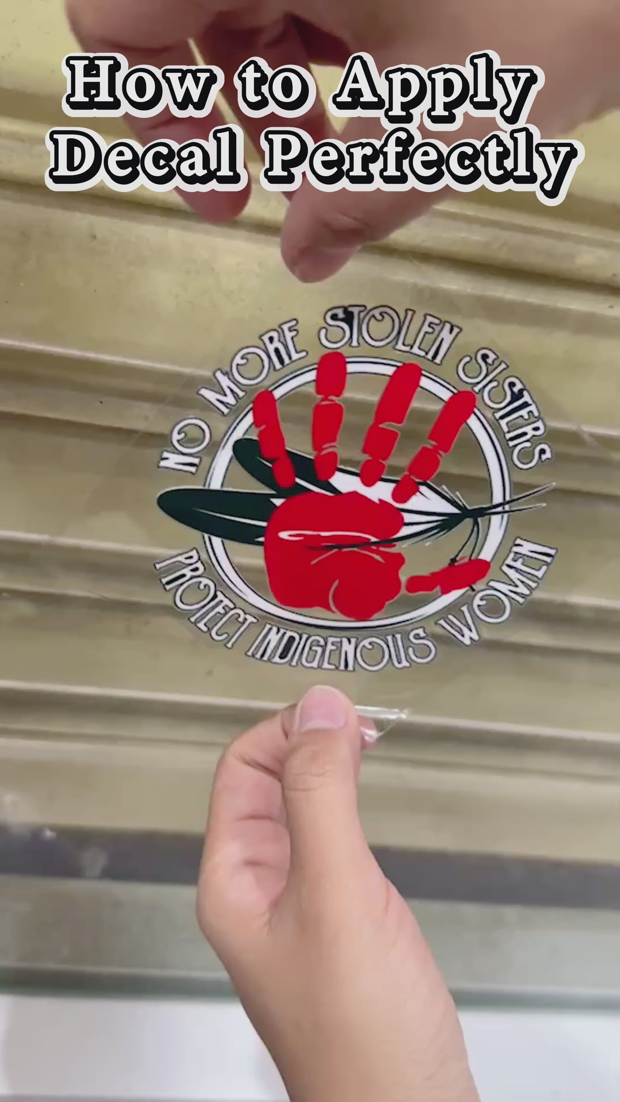 Buy 2 Decal, Get 1 Decal Free - MMIW Awareness (High-quality UV DTF)