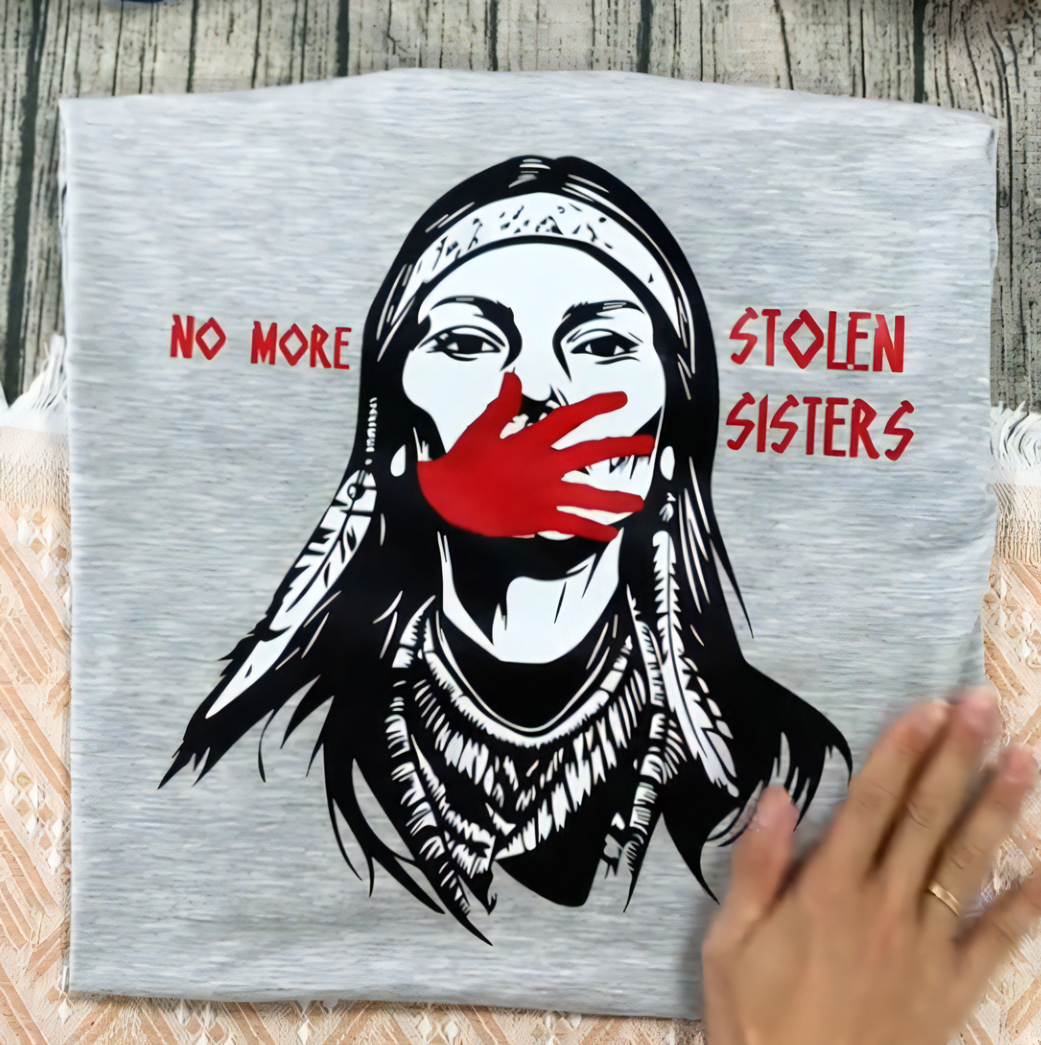 NO MORE STOLEN SISTERS - Unisex T-Shirt/T-Shirt V-Neck/Hoodie/Sweatshirt