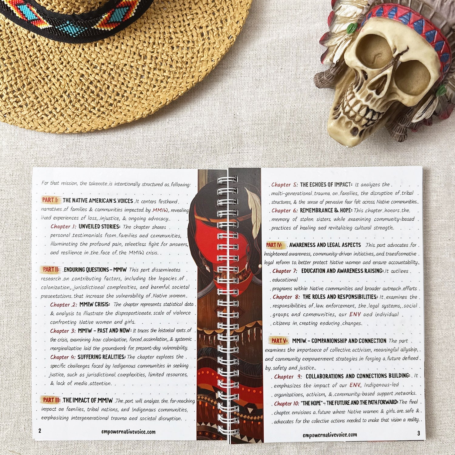 Handmade Takenote: Justice for MMIW - Unveiled Stories & Our Voices + Bookmark Gift