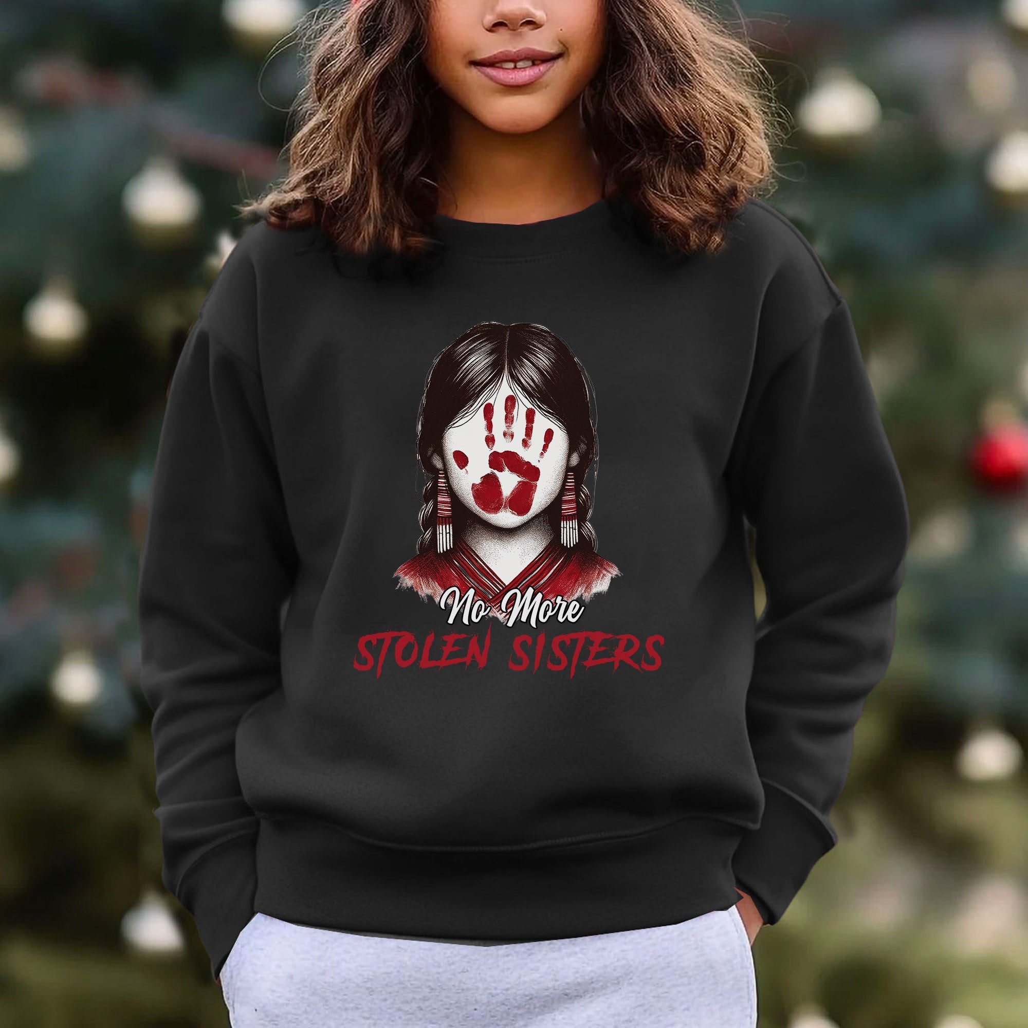 MMIW No More Stolen Sisters No Face Unisex T-shirt/Hoodie/Sweatshirt