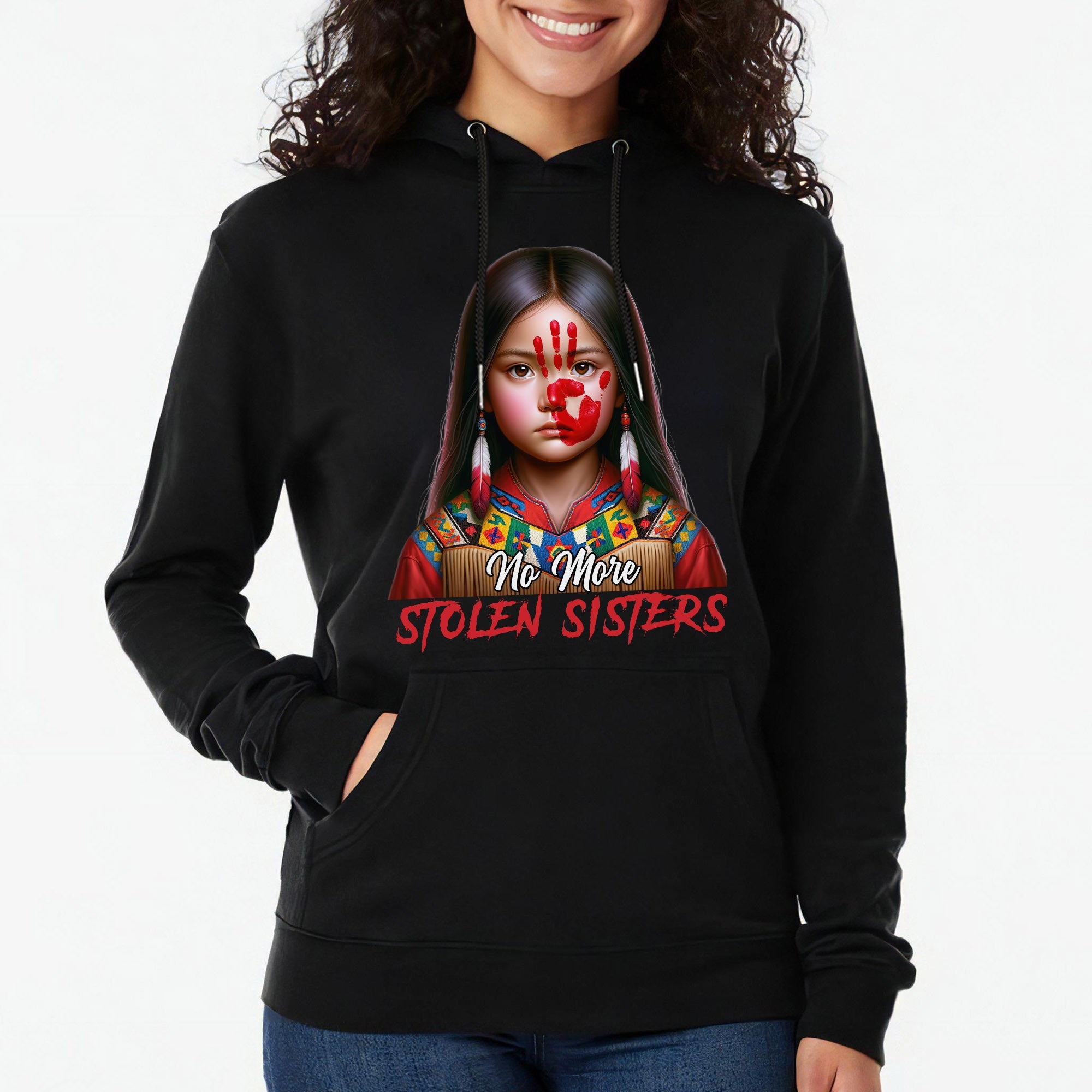 MMIW No More Stolen Sisters No Face Unisex T-shirt/Hoodie/Sweatshirt