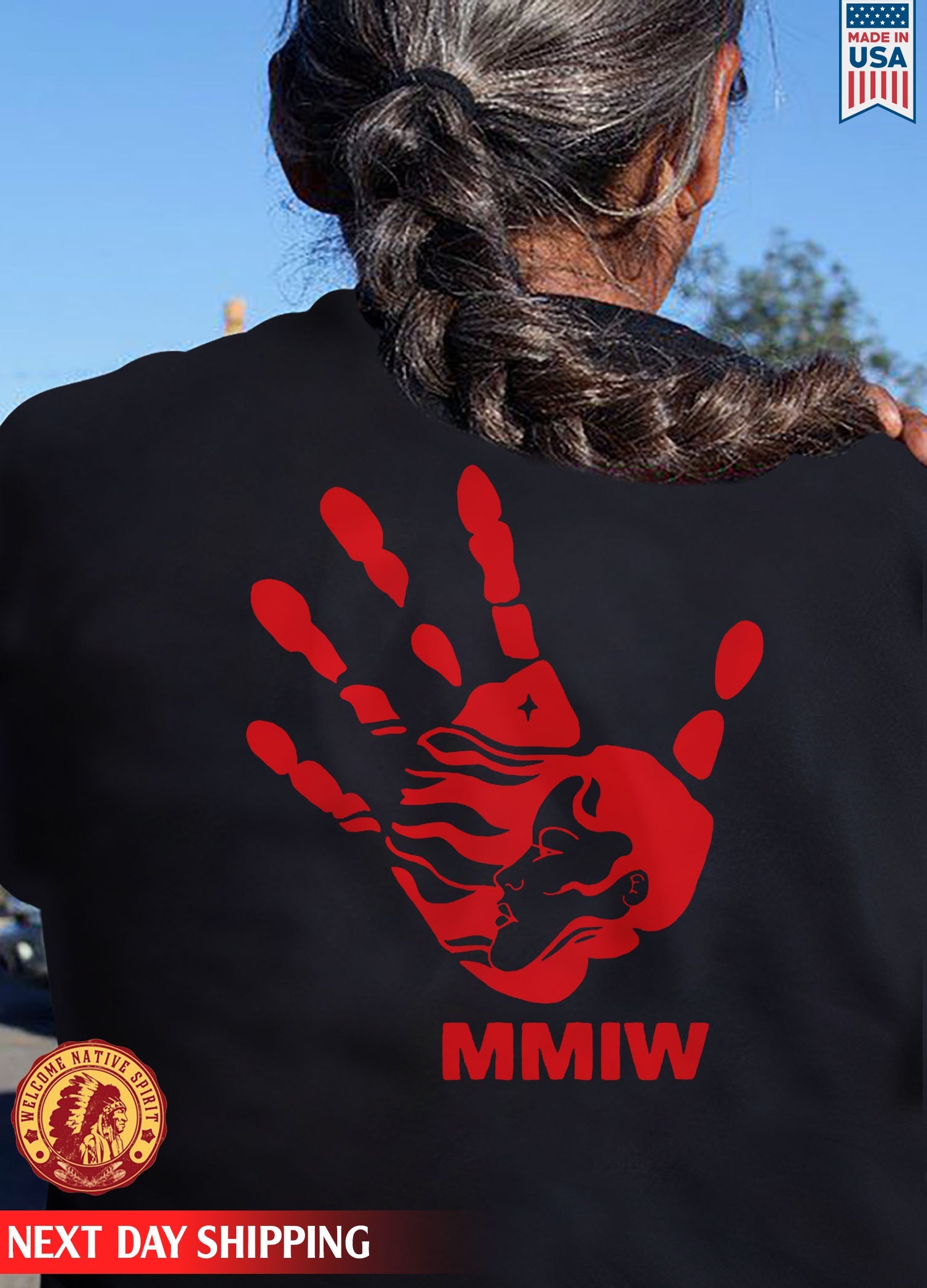 I Wear Red For My Sister, No More Stolen Sisters Shirts MMIW Red Hand –  Welcome Native Spirit