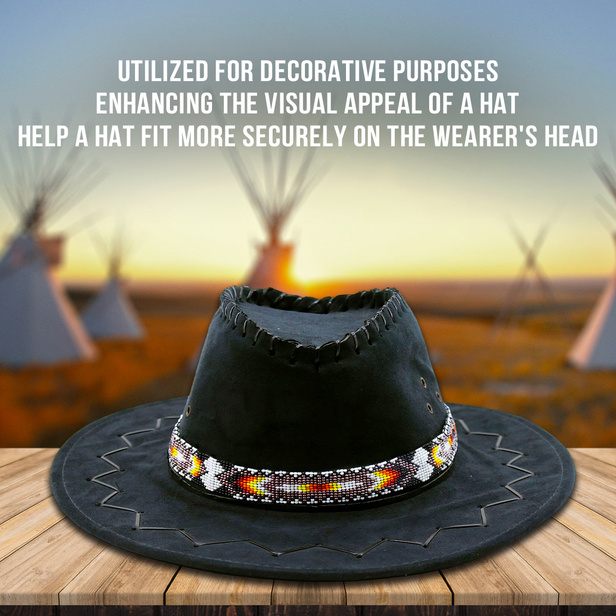 SALE 30% OFF - Handmade Brown White Yellow Beaded Loom beaded IBL