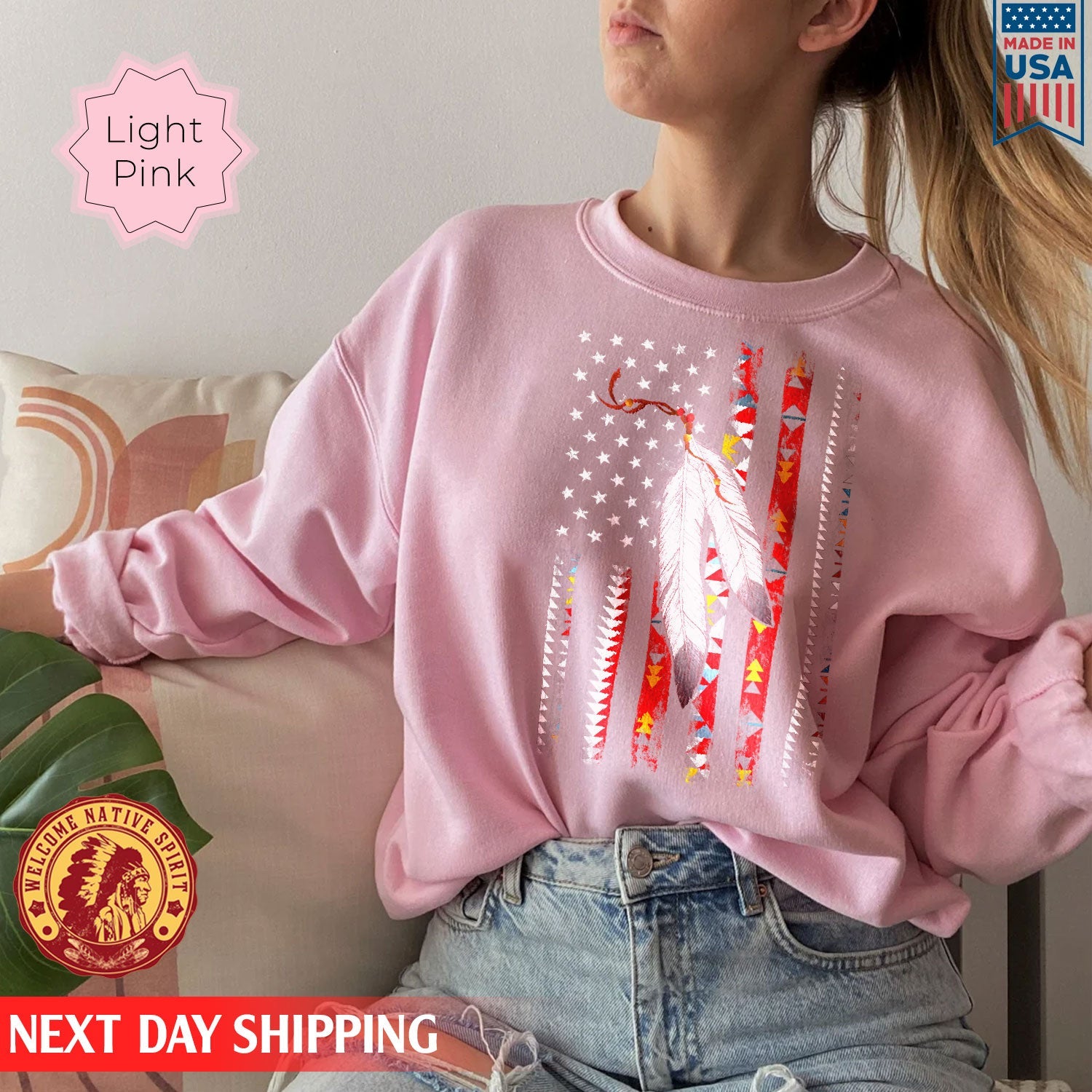 Native American Flag Unisex T-Shirt/Hoodie/Sweatshirt