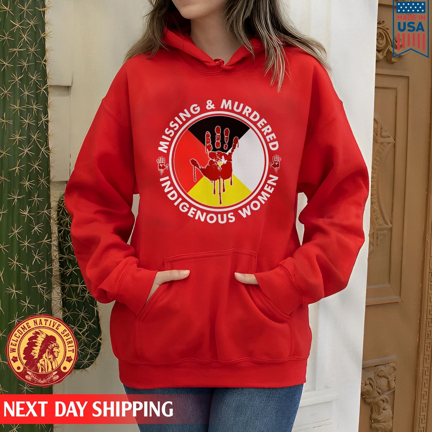 MMIW Gray Hand Circle Four Color Unisex T-Shirt/Hoodie/Sweatshirt